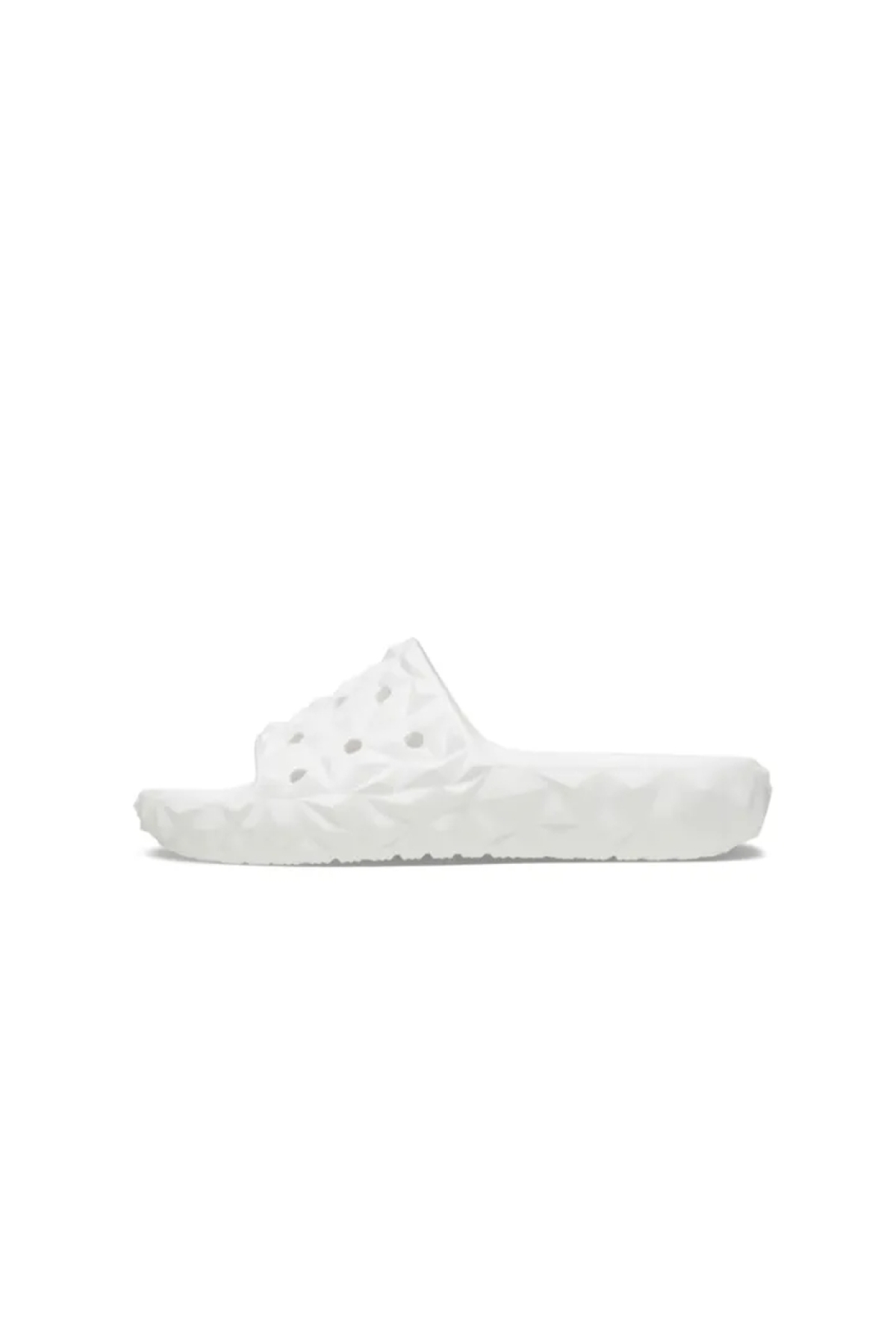 Crocs Crocs Beyaz Classic Geometric Slide v2 Unisex Spor Terlik 209608-100 Sandalet & Terlik | Flo Beyaz - 4. görsel