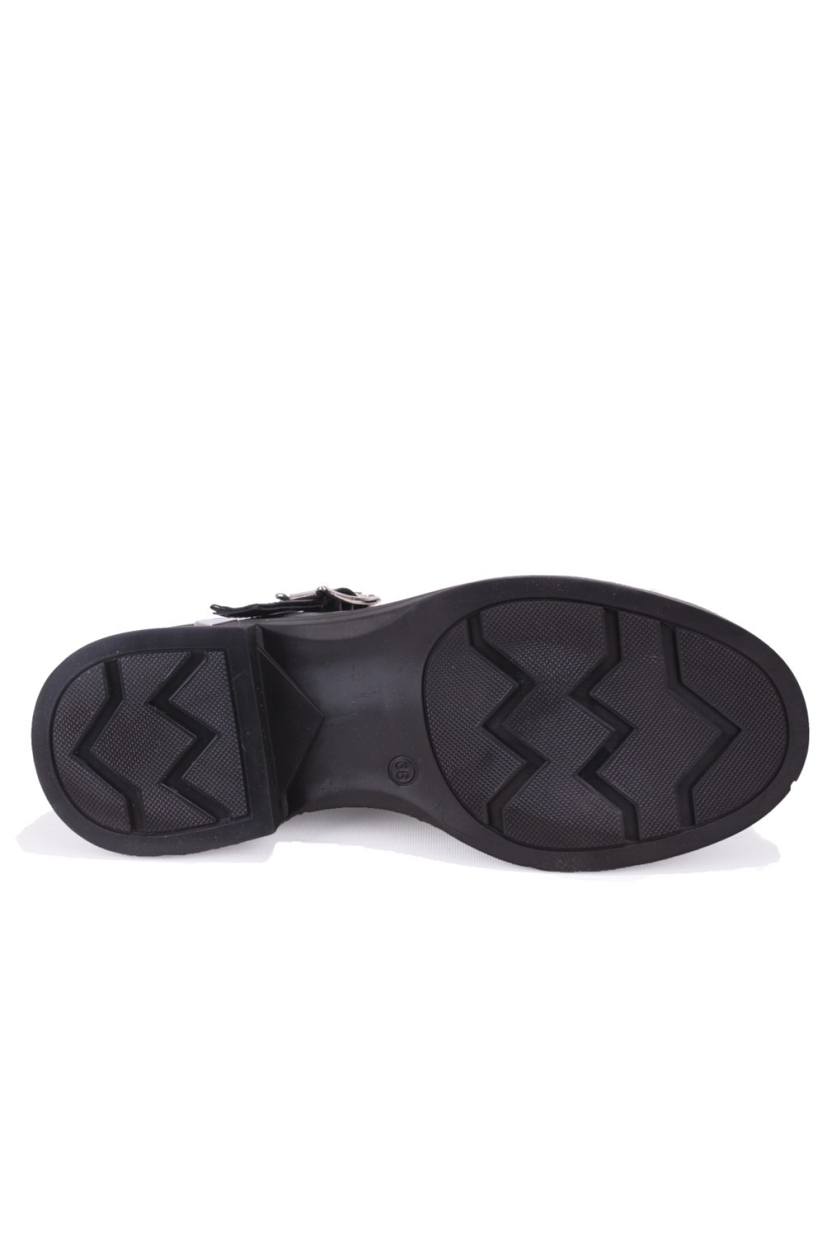 DZA07-1004V01 Siyah Günlük Loafer Kadın Ayakkabı - Görsel 5