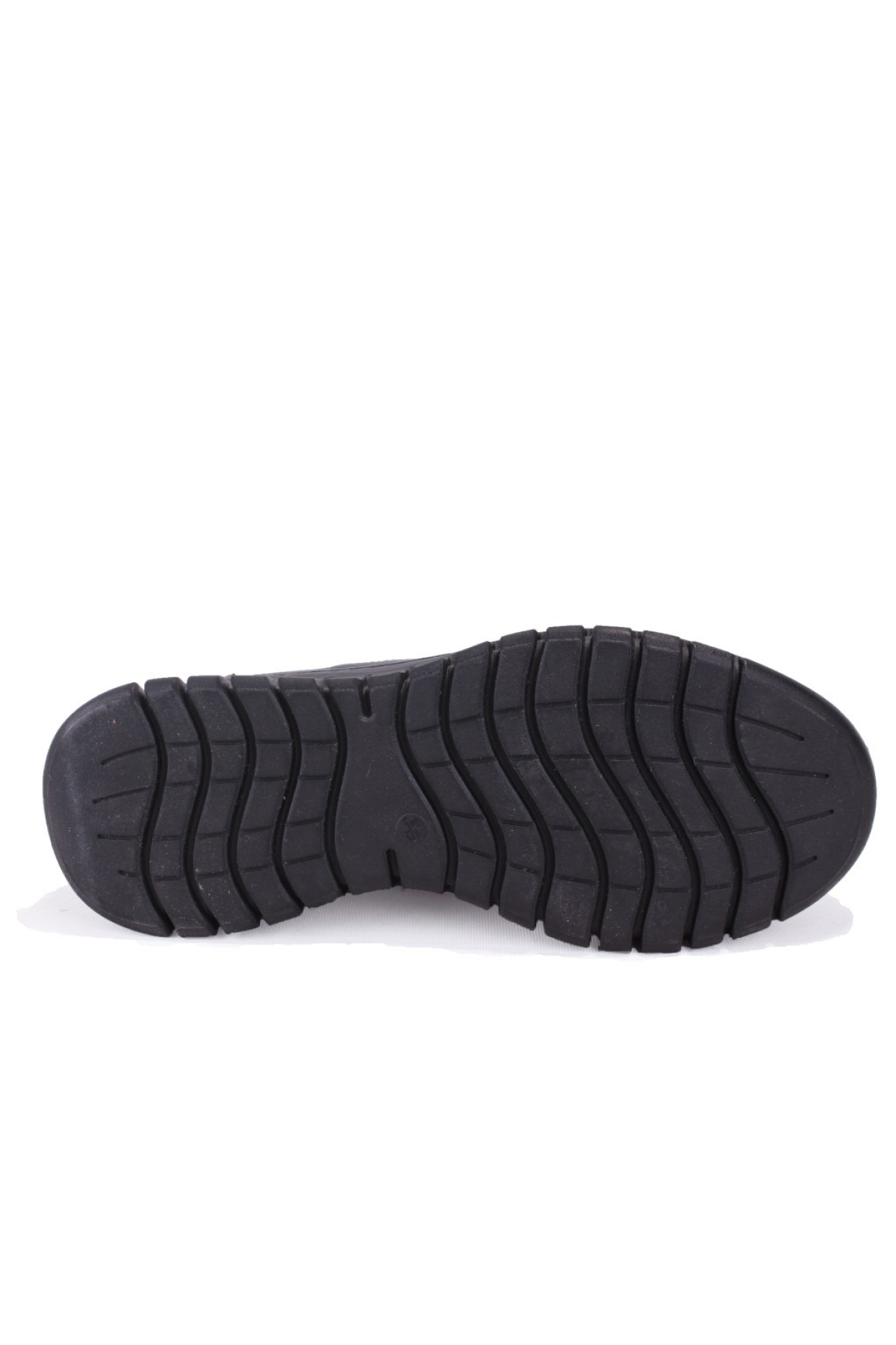 DZA07-122044654 Siyah Ortopedik Günlük Deri Kadın Ayakkabı - Görsel 5