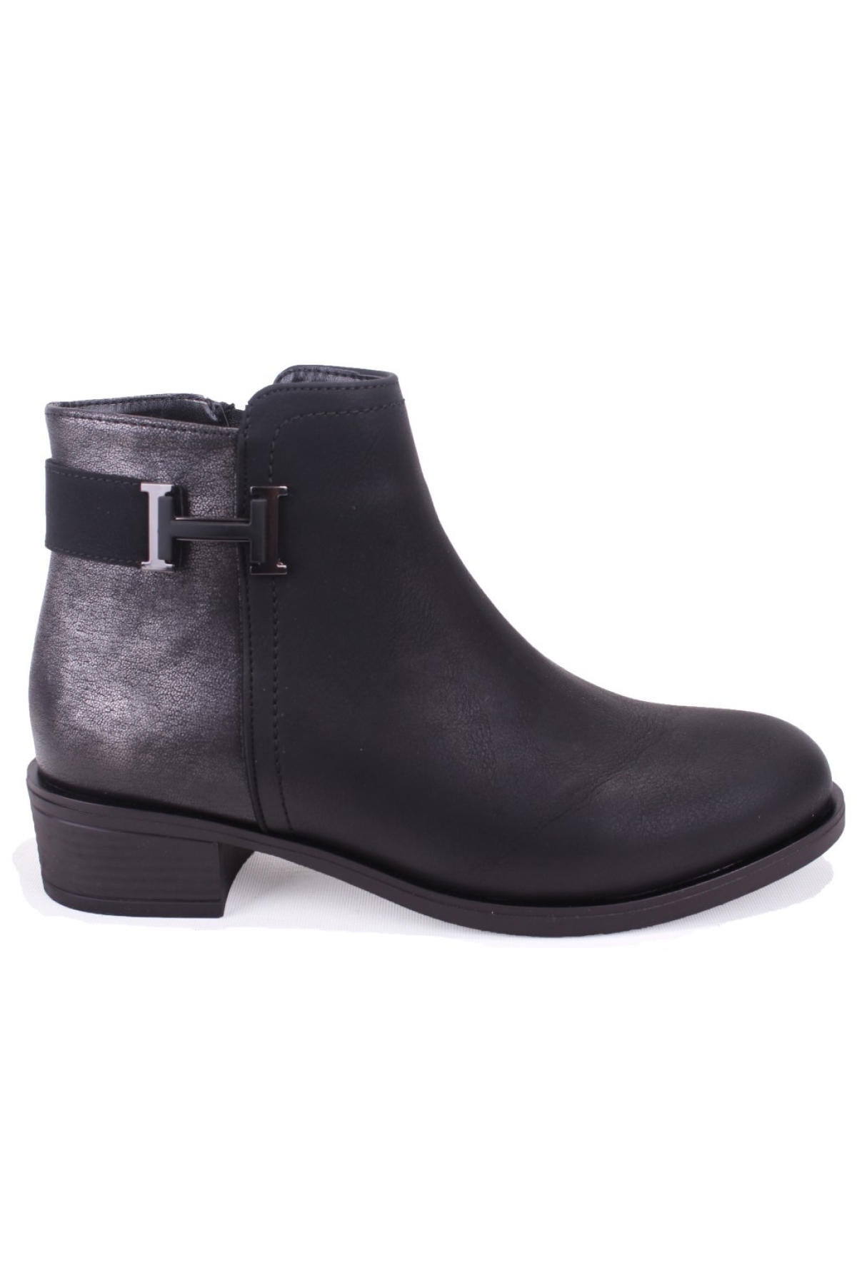 DZA07-6822164 Siyah Günlük Topuklu Kadın Bot - Görsel 3