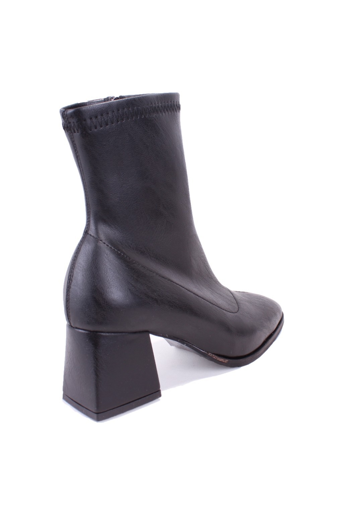 DZA07-1277101 Siyah Klasik Topuklu Kadın Bot - Görsel 5