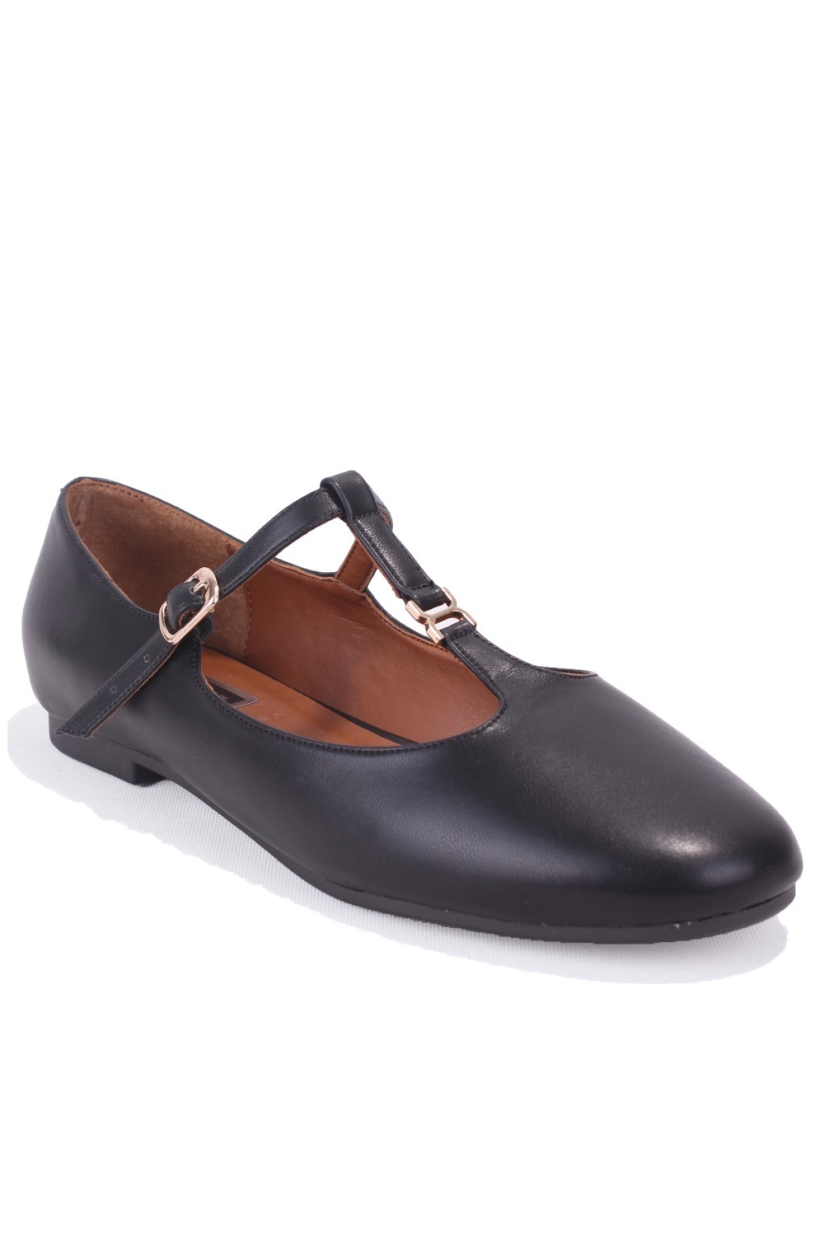 DZA07-108526452 Siyah Günlük Babet Kadın Ayakkabı - Görsel 2