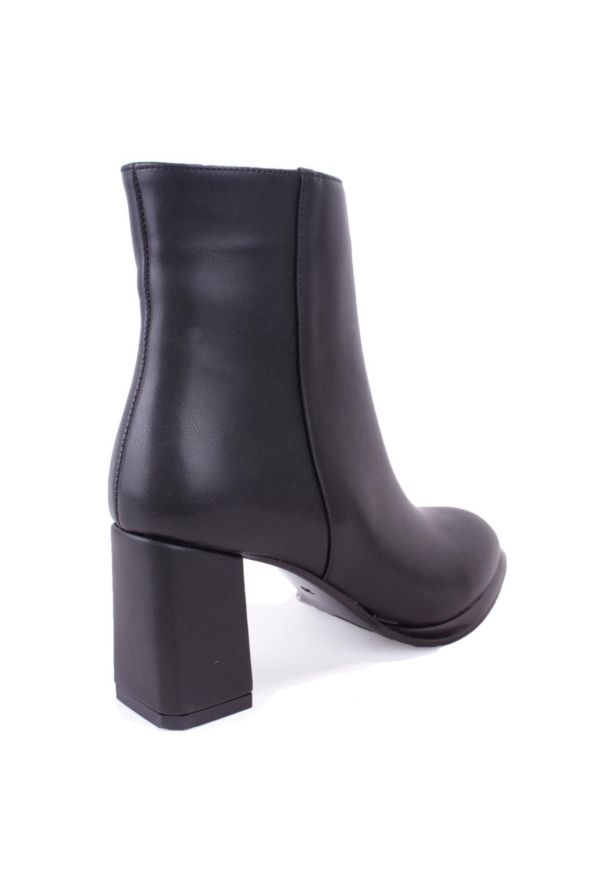 DZA07-811501 Siyah Klasik Topuklu Kadın Bot - Görsel 5