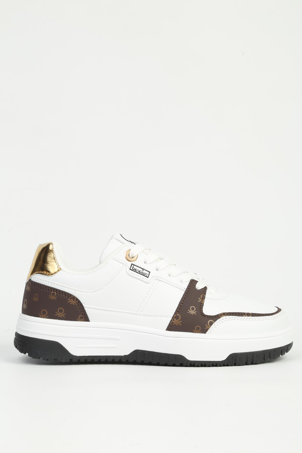 Beyaz Kadın Spor Ayakkabı İTHAL - Görsel 2