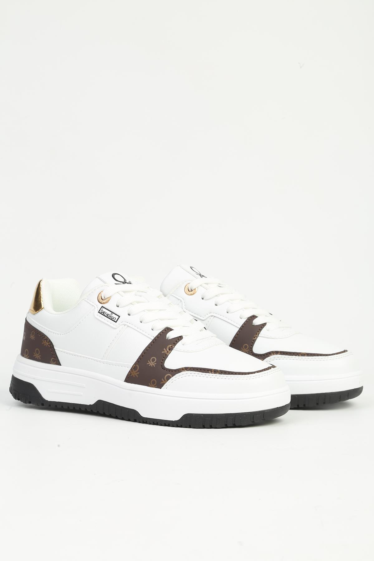 Beyaz Kadın Spor Ayakkabı İTHAL - Görsel 3