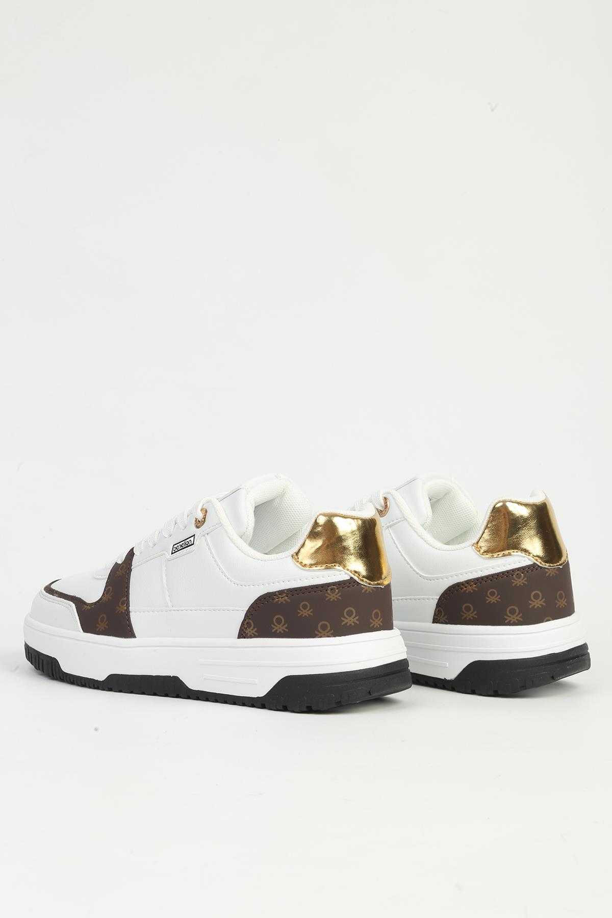 Beyaz Kadın Spor Ayakkabı İTHAL - Görsel 4