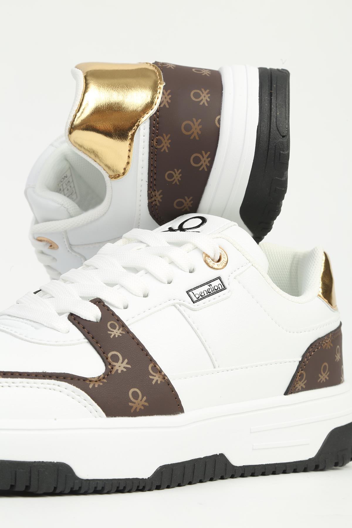 Beyaz Kadın Spor Ayakkabı İTHAL - Görsel 5