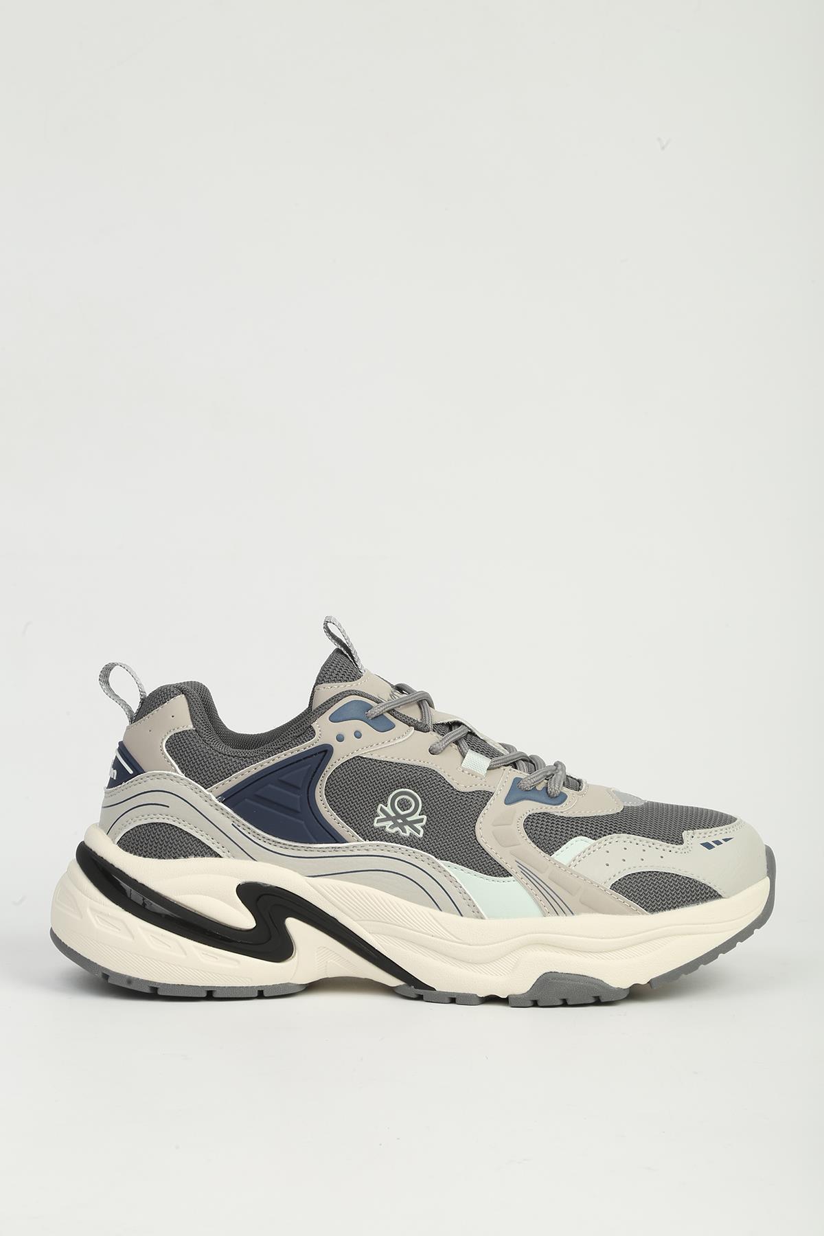 Gri Erkek Spor Ayakkabı İTHAL - Görsel 2