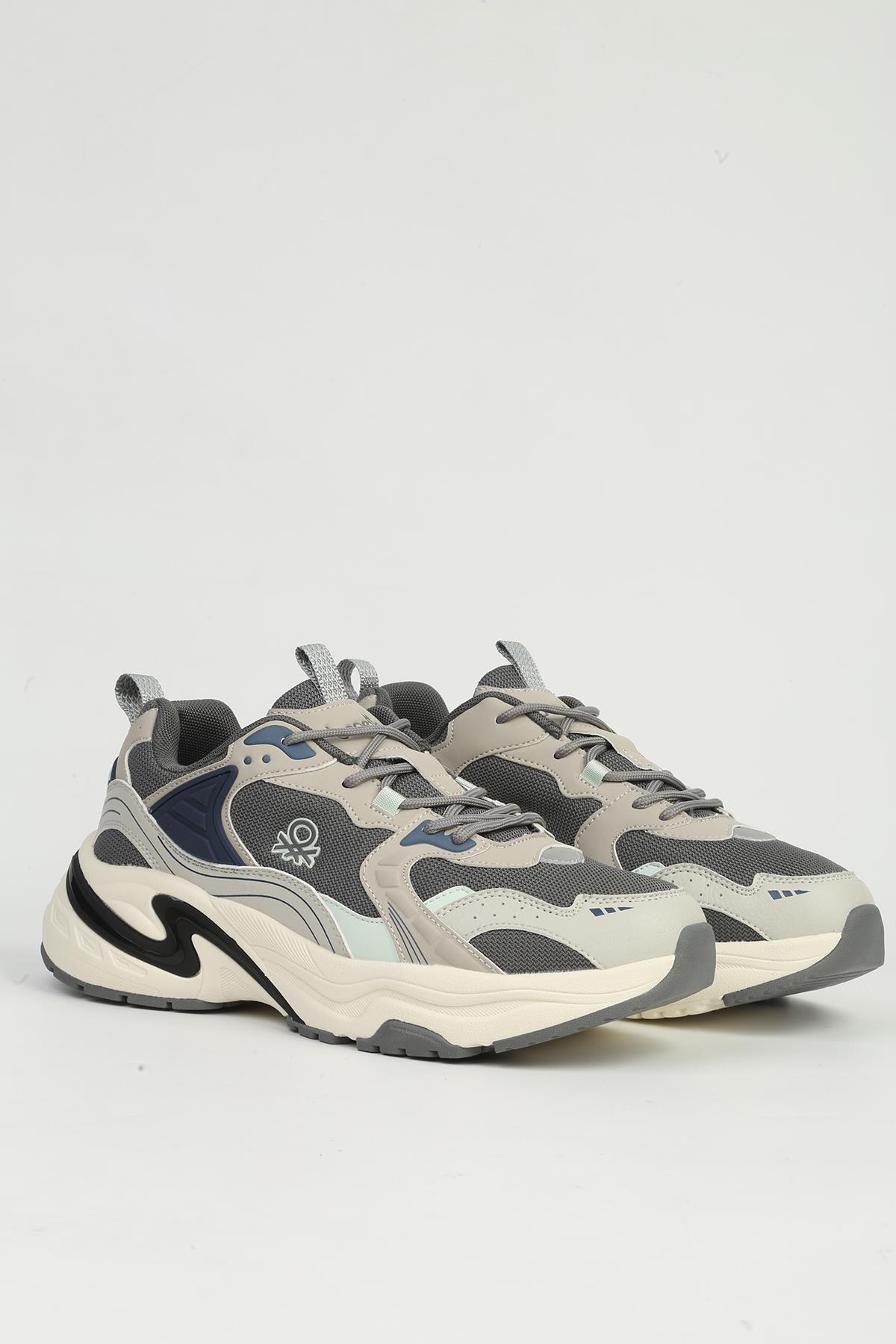 Gri Erkek Spor Ayakkabı İTHAL - Görsel 3