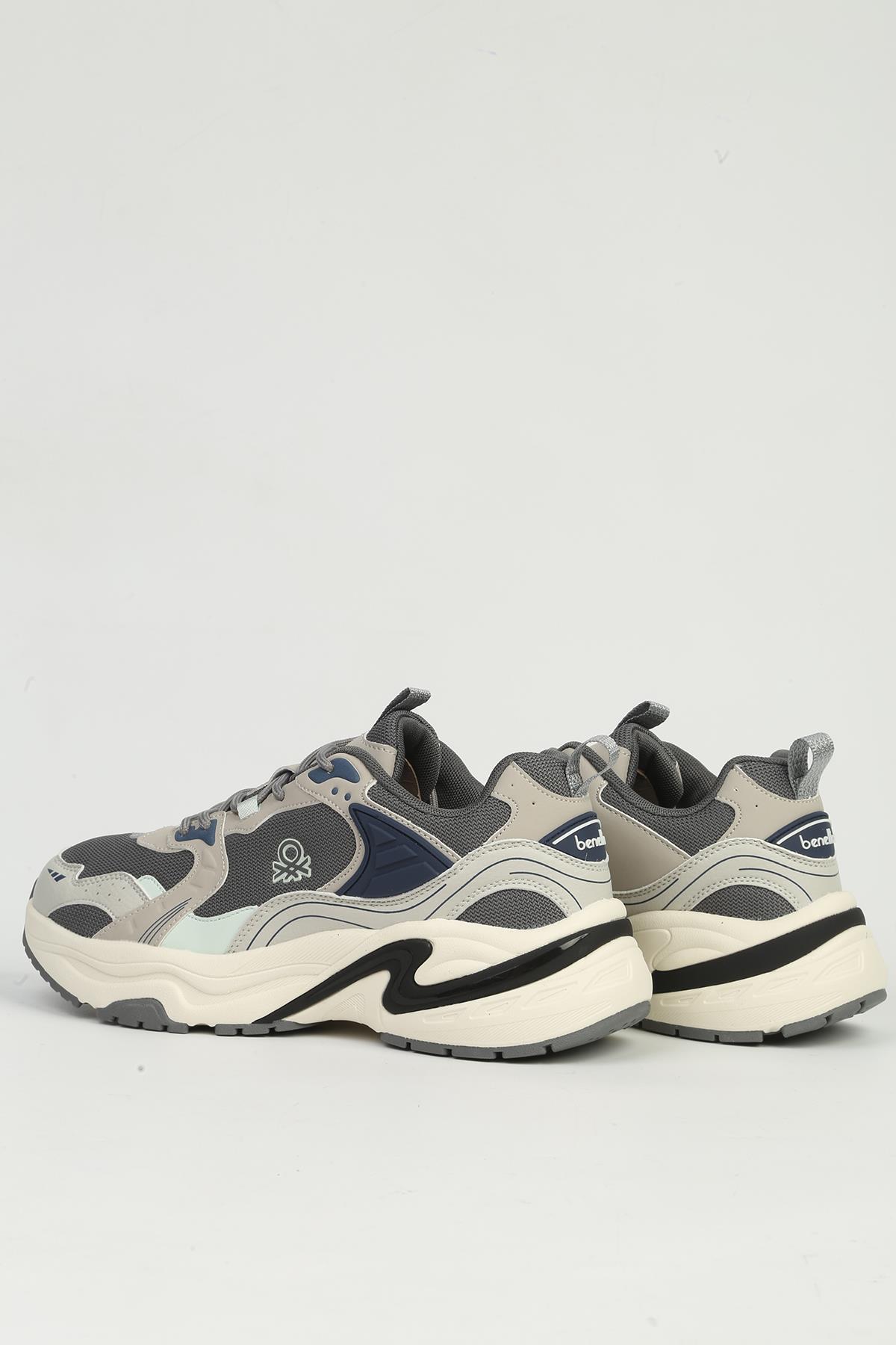 Gri Erkek Spor Ayakkabı İTHAL - Görsel 4