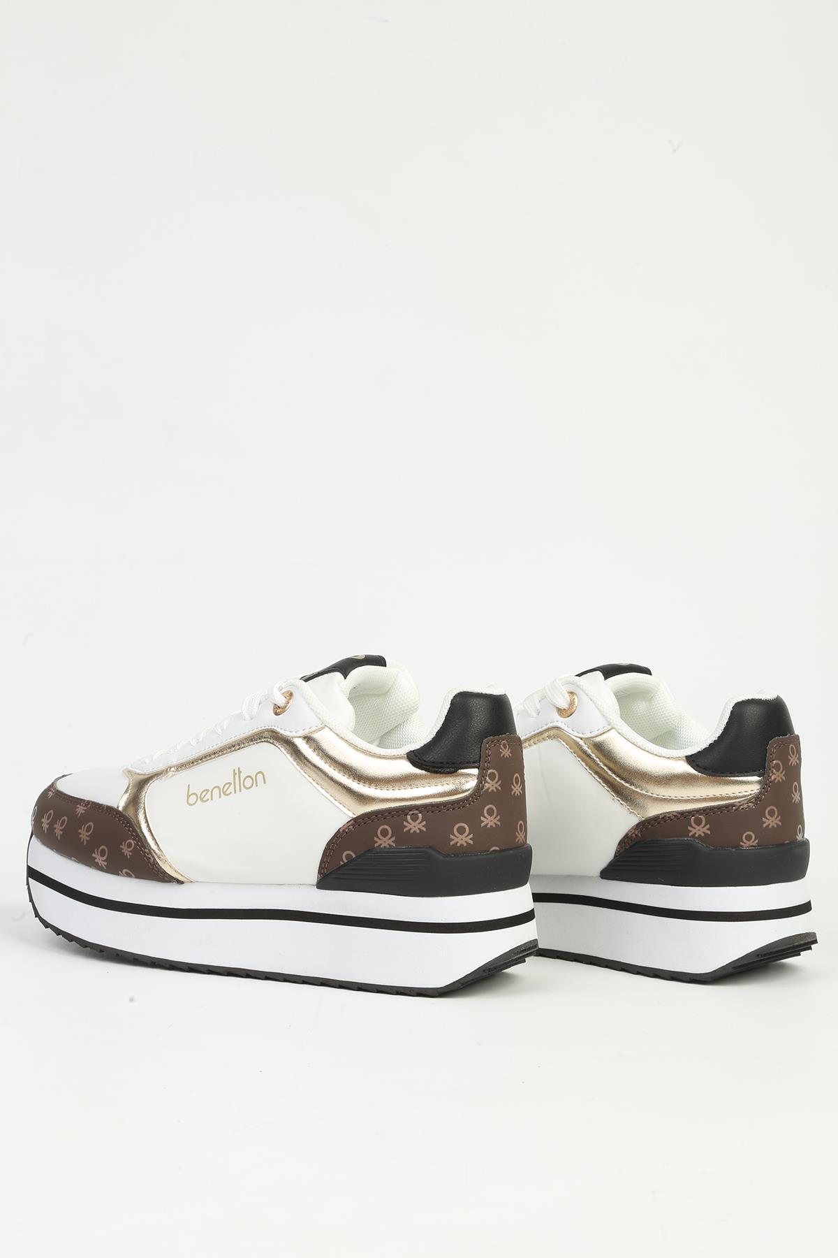 Beyaz Kadın Spor Ayakkabı İTHAL - Görsel 4