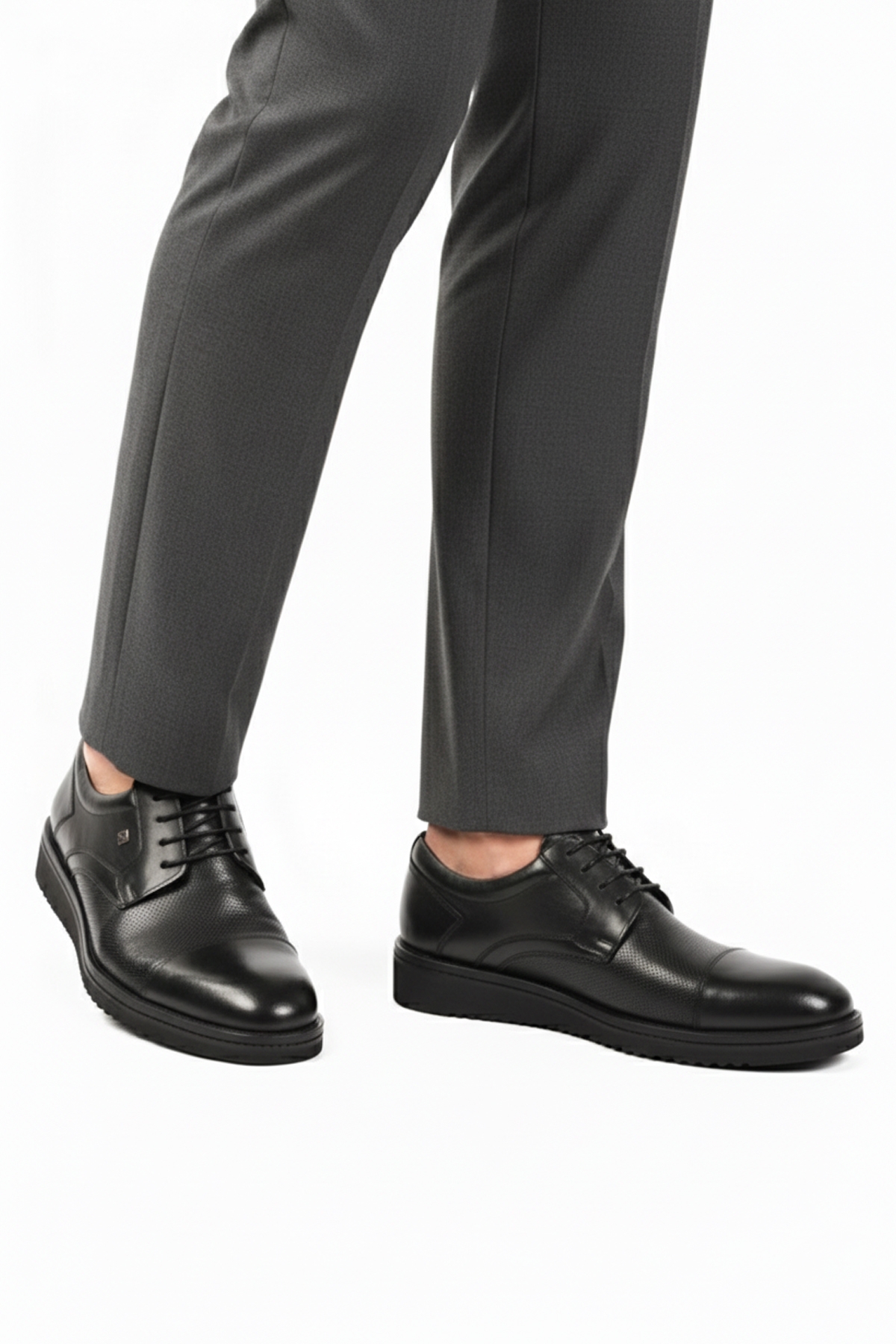 Siyah Hakiki Deri Erkek Klasik Ayakkabı 2991 M - Görsel 2