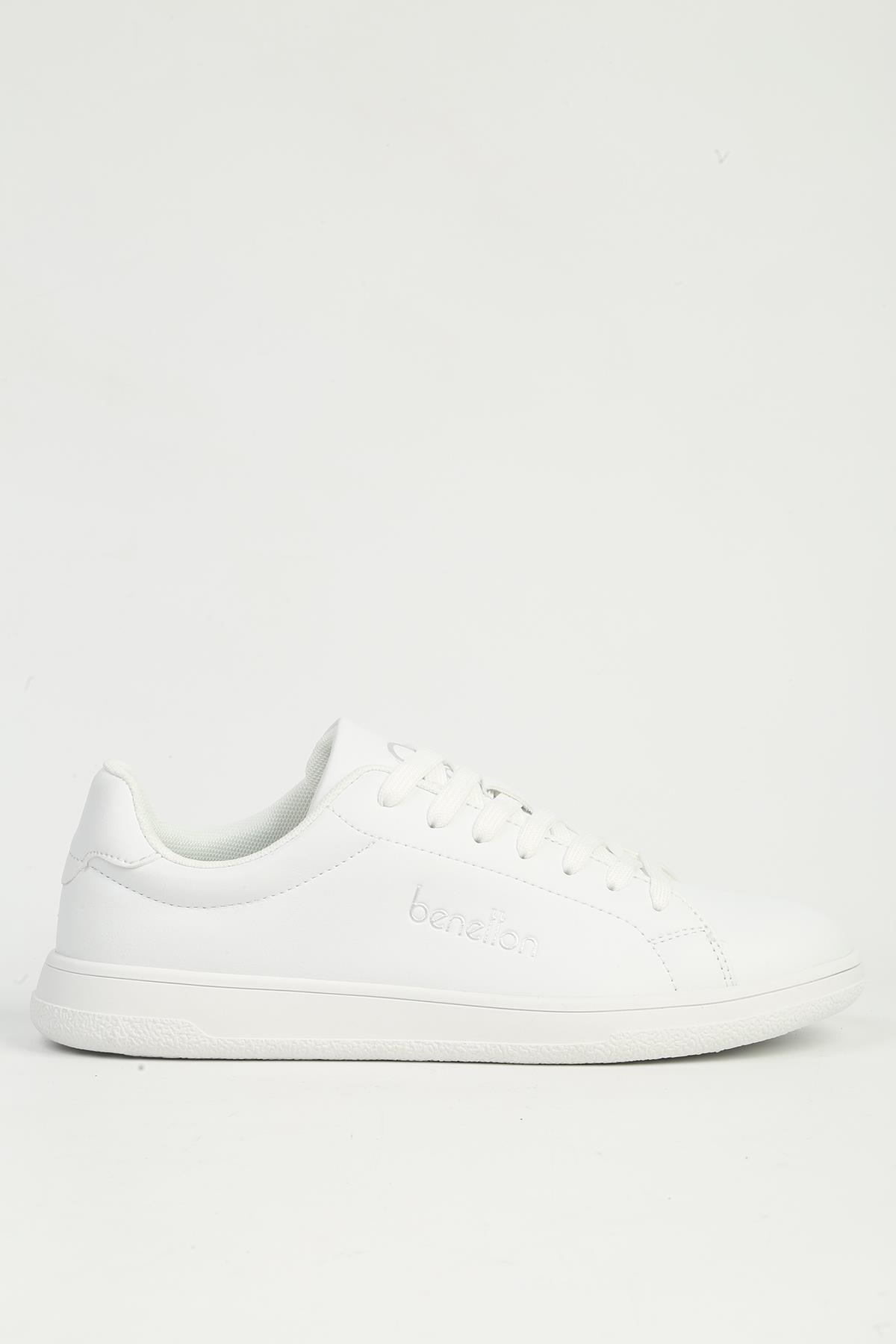 Beyaz Erkek Spor Ayakkabı İTHAL - Görsel 2