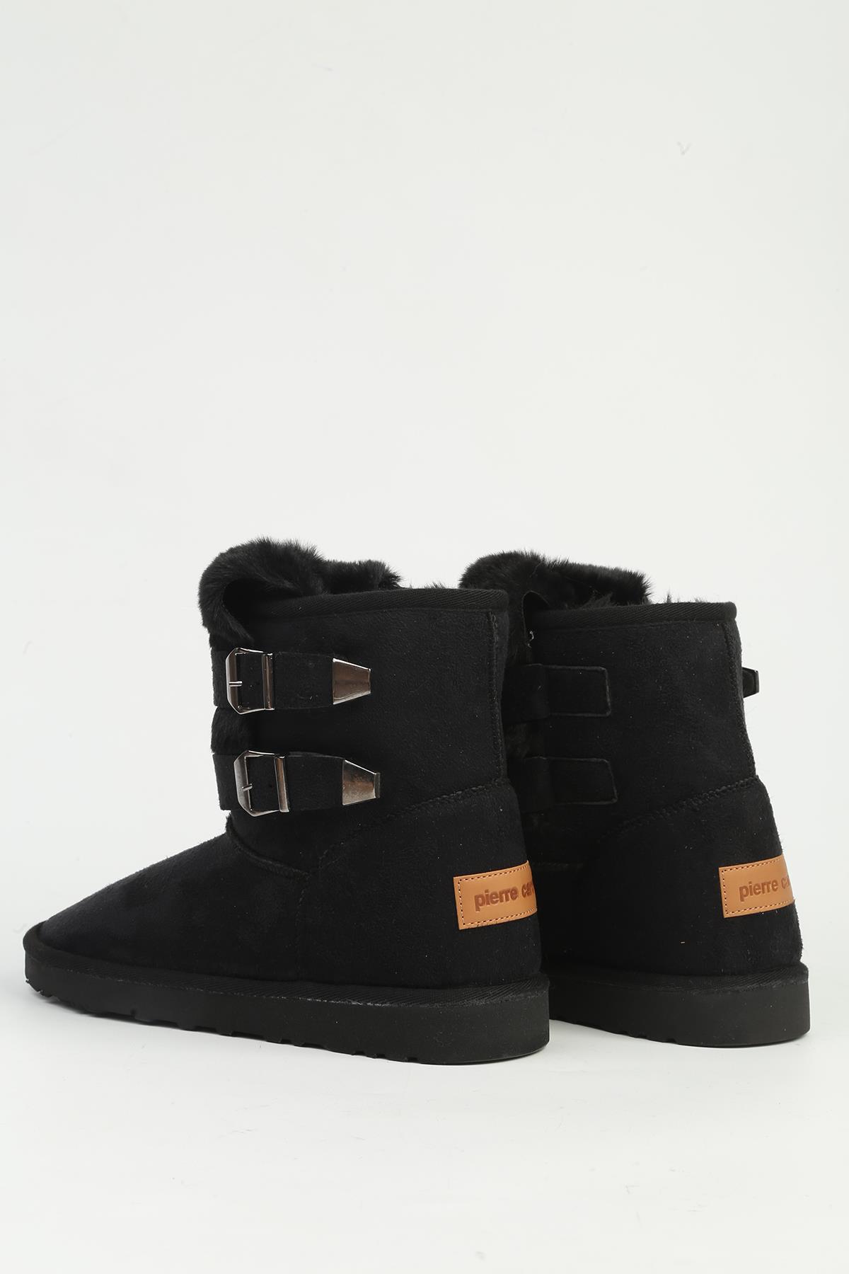 Kadın Siyah Tokalı Bot - Görsel 4