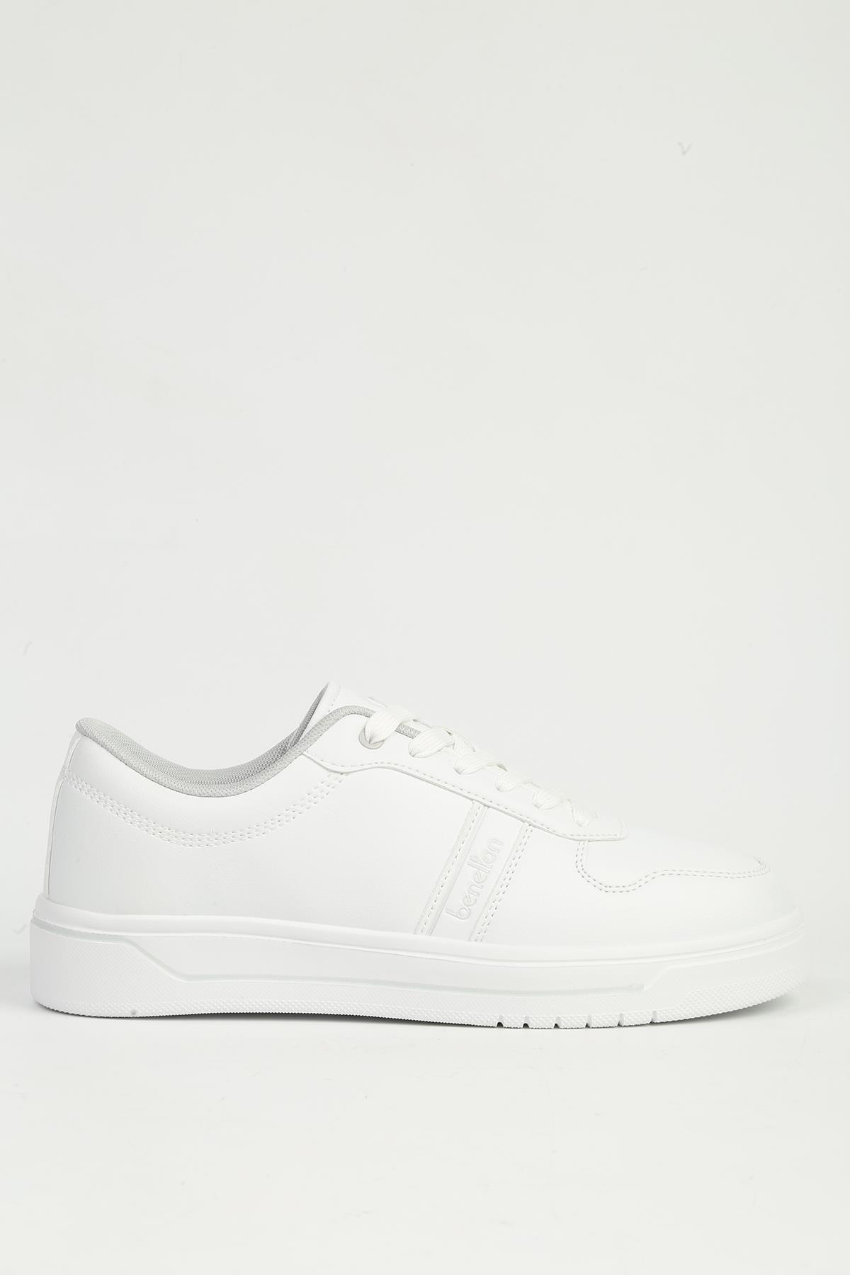 Beyaz Erkek Spor Ayakkabı İTHAL - Görsel 2