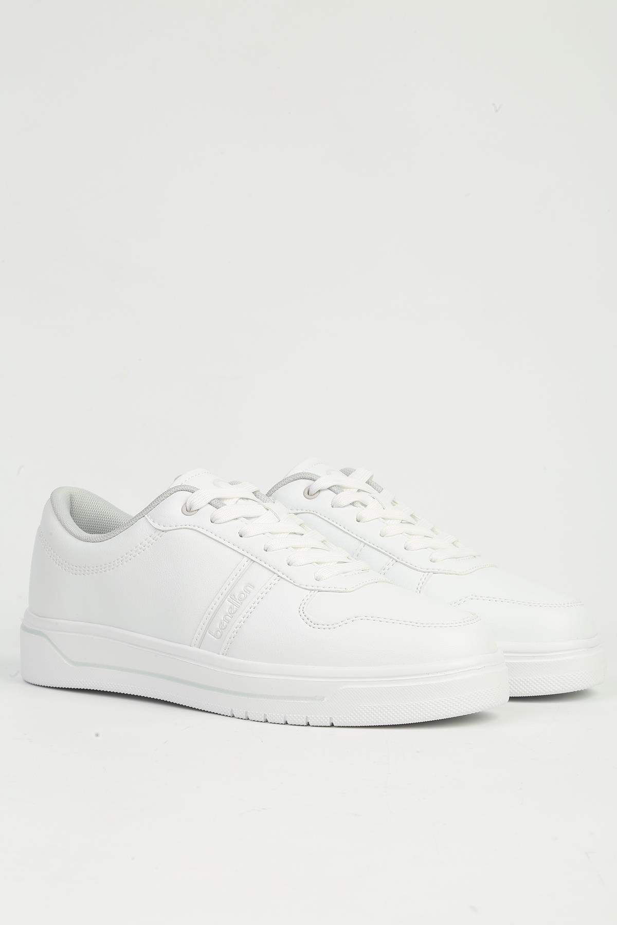 Beyaz Erkek Spor Ayakkabı İTHAL - Görsel 3