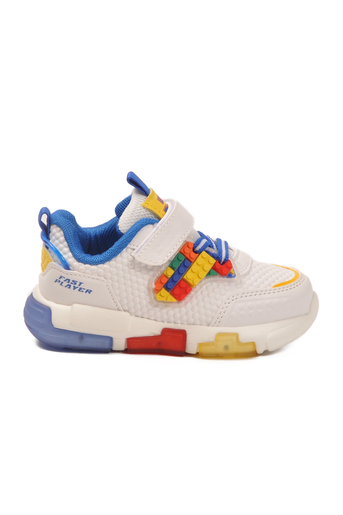 Saks Cırtlı Işıklı Hafif Bebek Spor Ayakkabı Heros B - Görsel 2