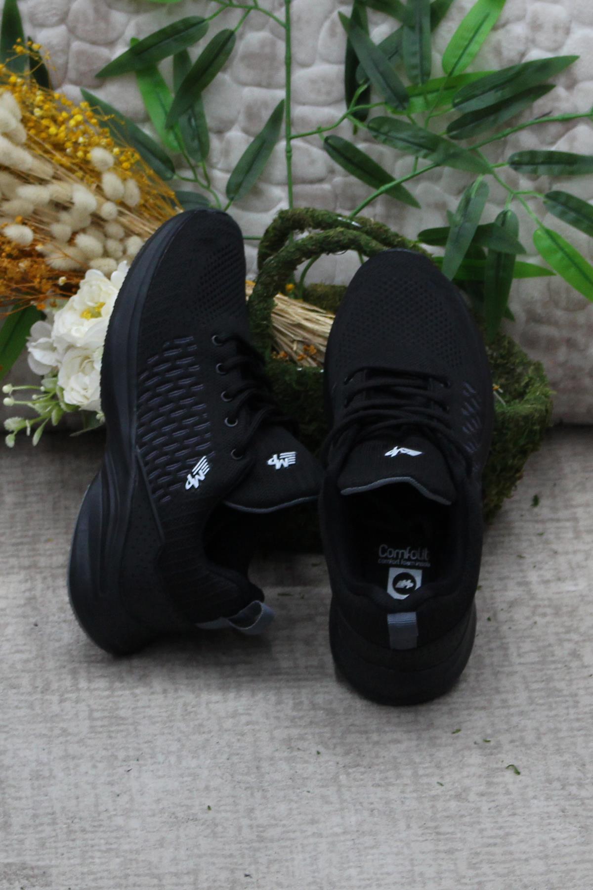 241-1505 Siyah Esnek Rahat Orijinal Ürün Erkek Spor Ayakkabı - Görsel 7