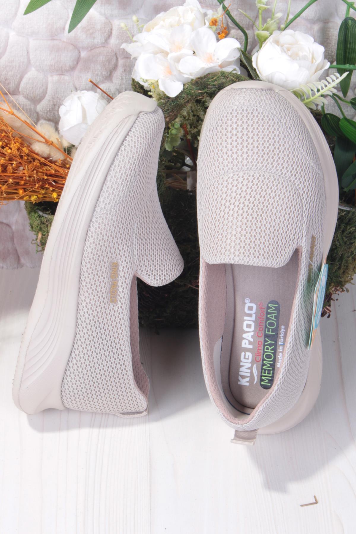 King Karen Rahat Hafif Memory Foam Taban Sneaker Kadın Ayakkabı - Görsel 6