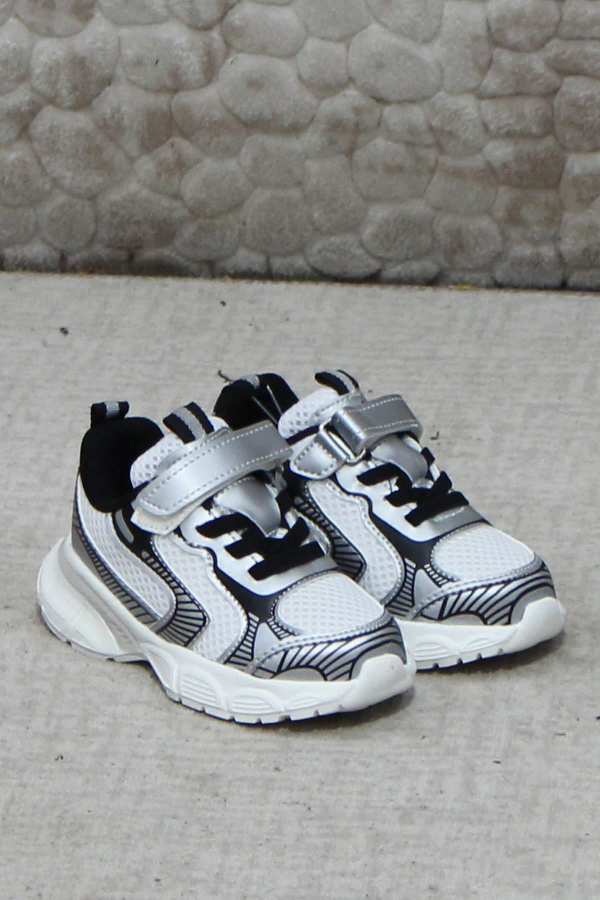 Cool Adam Gri Anatomik Rahat Hafif Erkek Çocuk Ayakkabı - Görsel 2