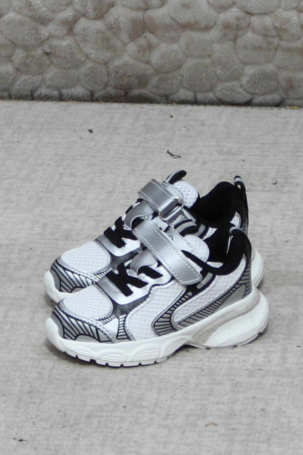 Cool Adam Gri Anatomik Rahat Hafif Erkek Çocuk Ayakkabı - Görsel 4