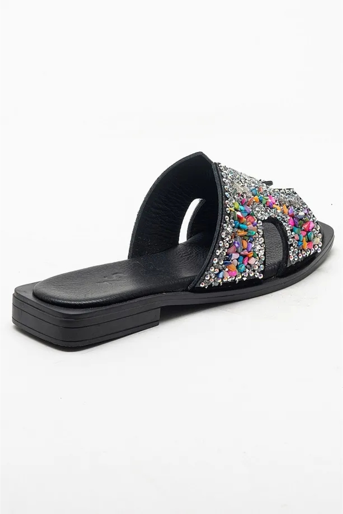 8016 Kadın Taşlı Terlik - Görsel 5