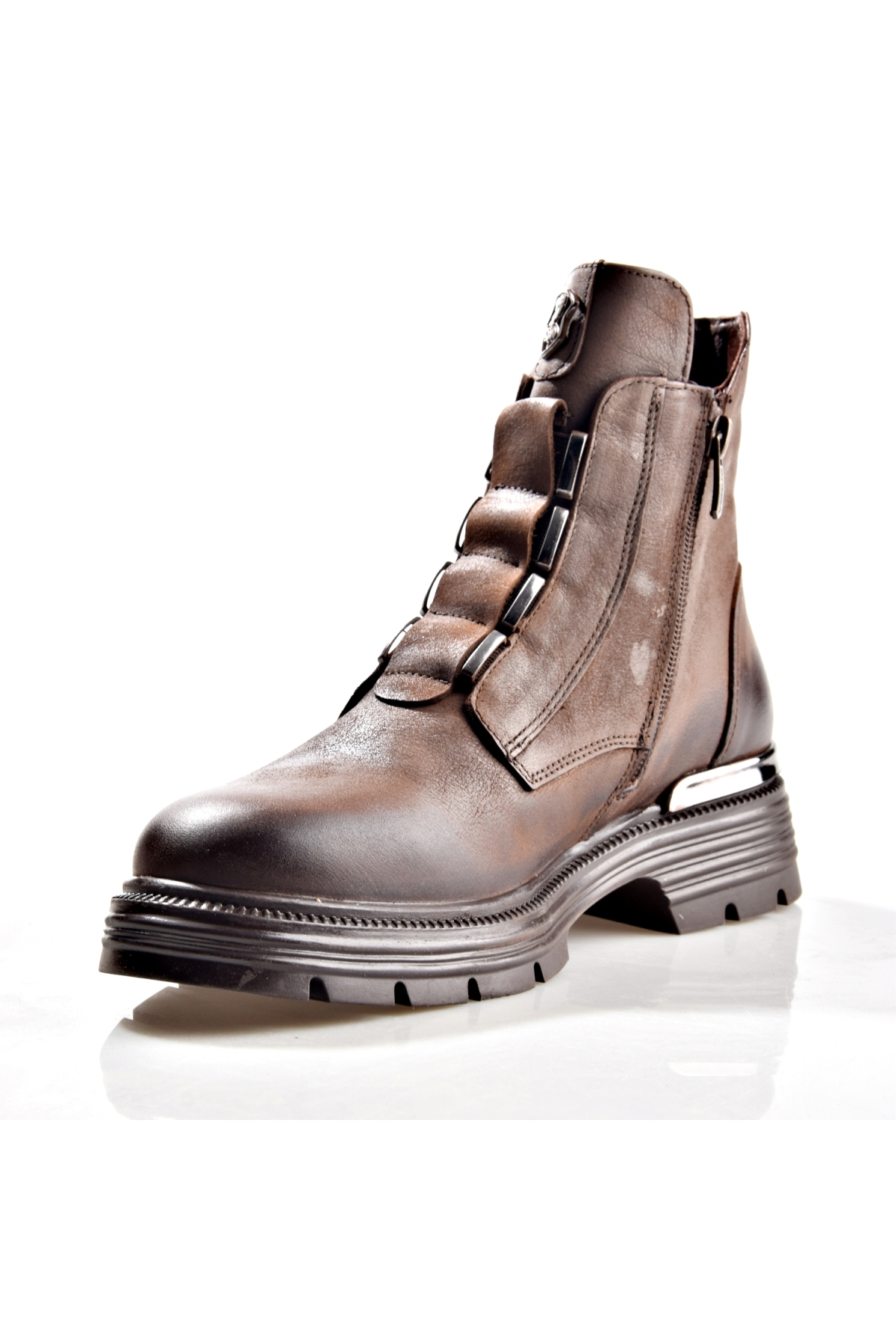 2353524k Kadın Hakiki Deri Bot - Görsel 4