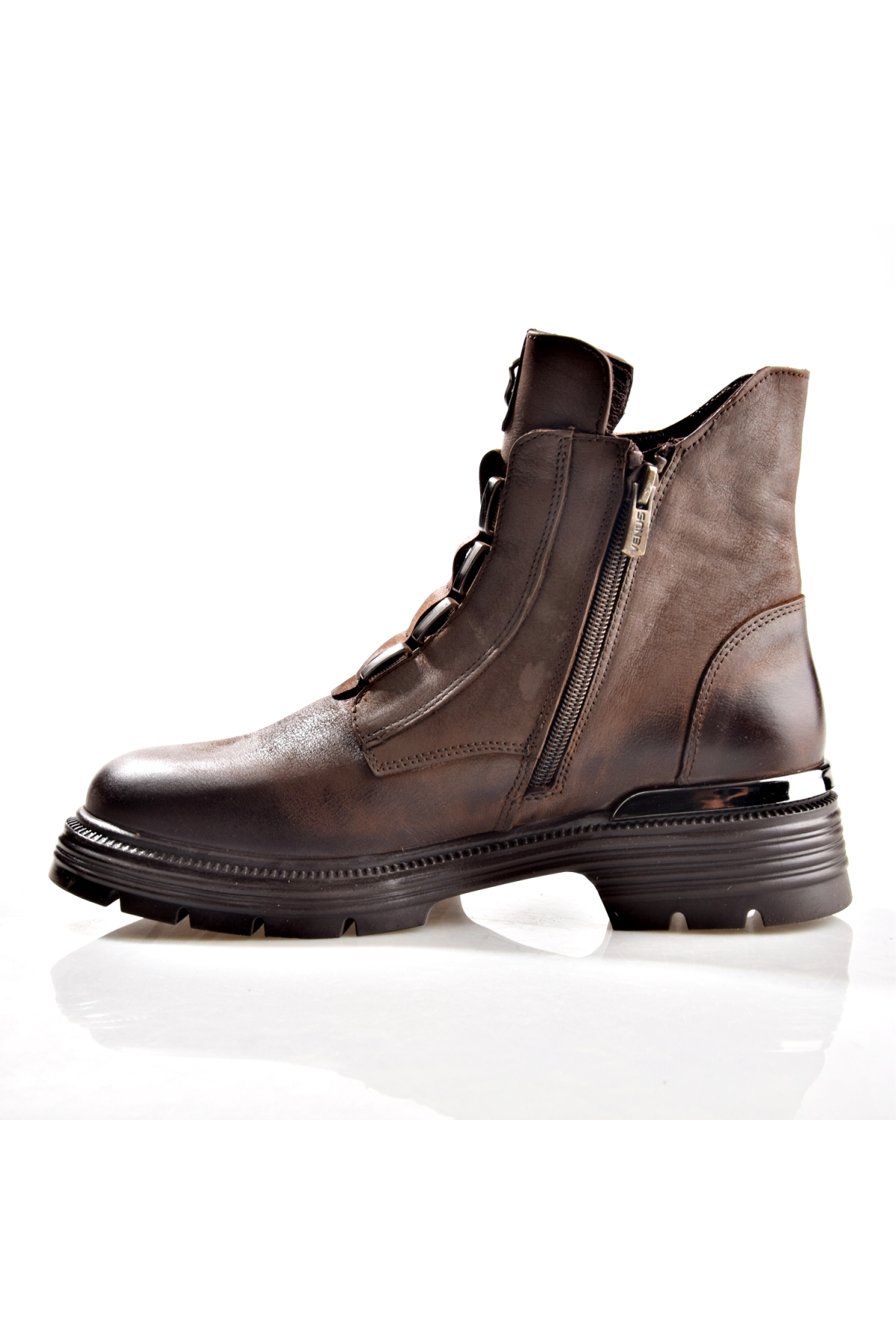 2353524k Kadın Hakiki Deri Bot - Görsel 5