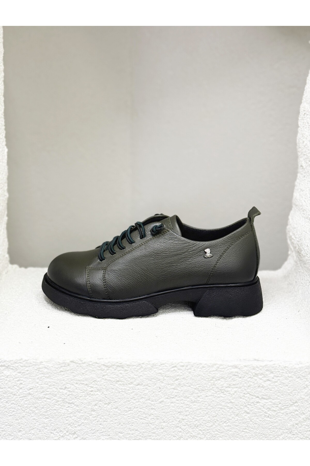 2553801k Kadın Hakiki Deri Casual Ayakkabı - Görsel 2