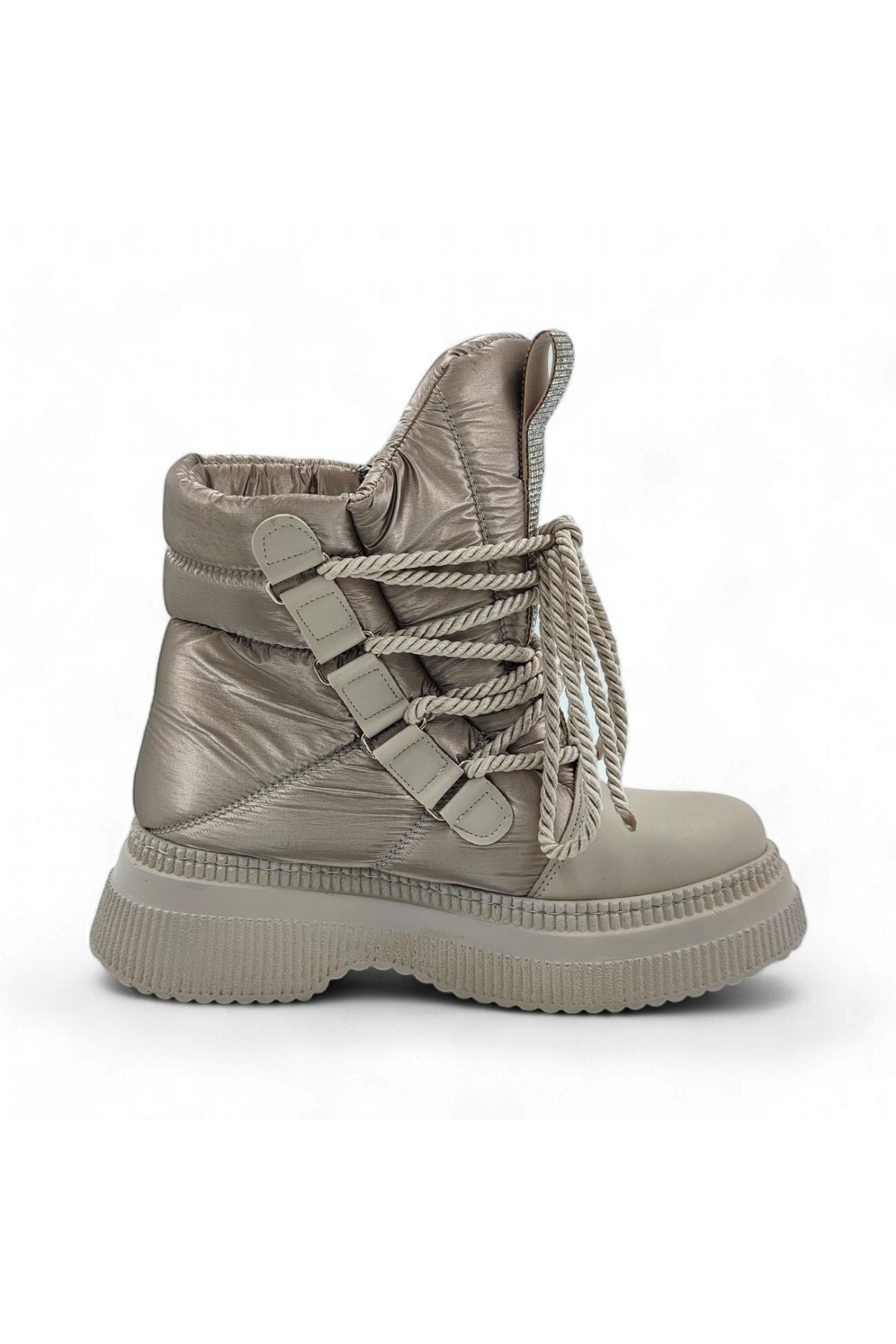 Caprito K102 Bot Bej Cilt - Görsel 3