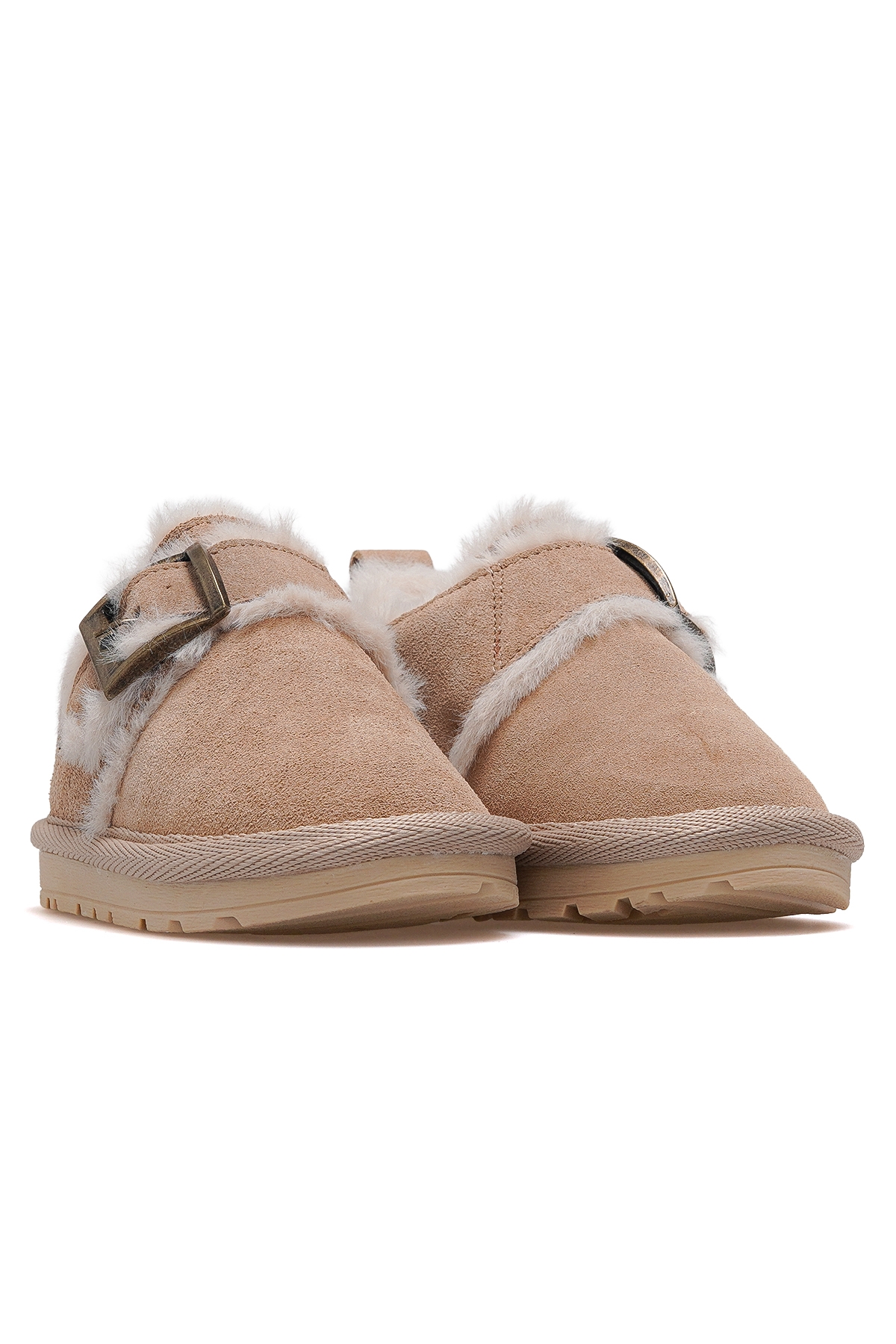 Slıde Unisex Çocuk Kürklü Günlük Bot 25k Buck3066 Bej - Görsel 6