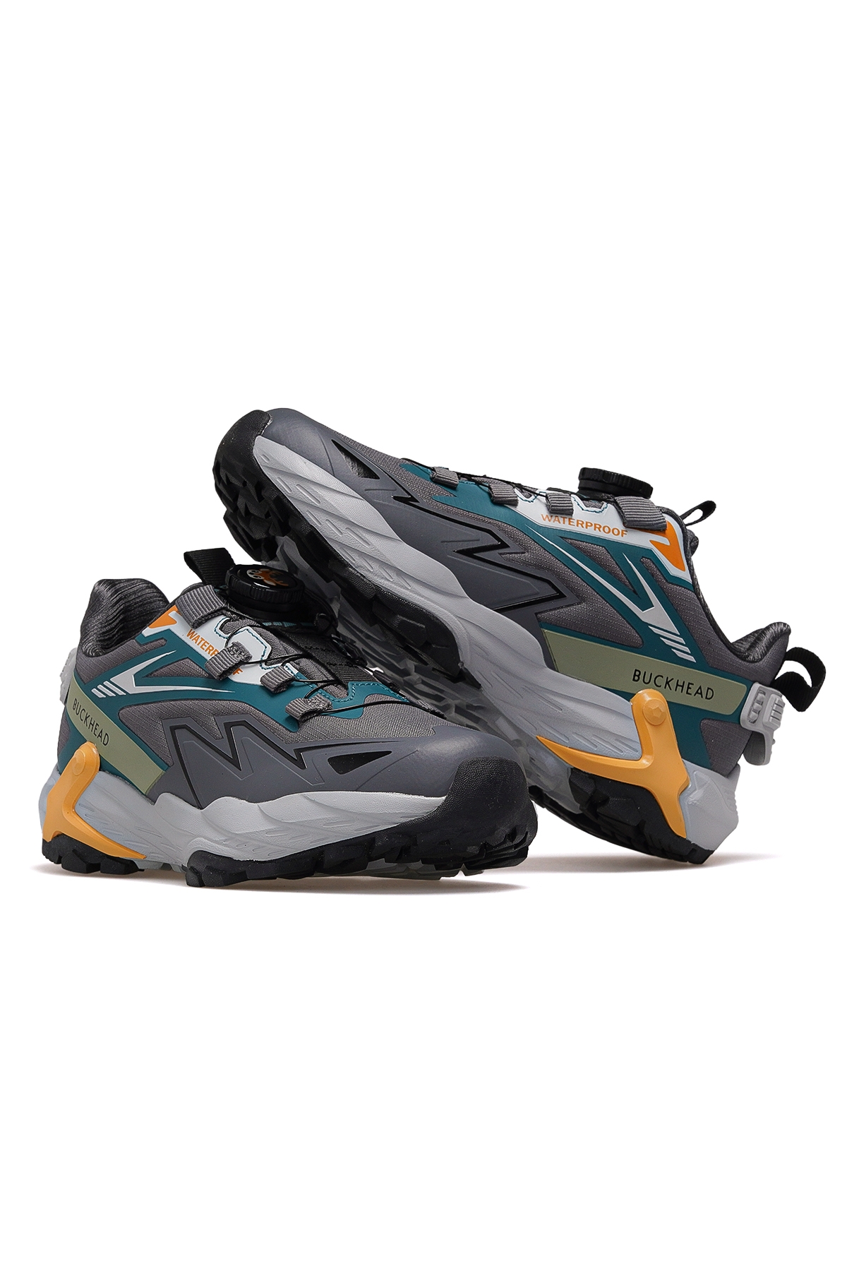 Napolyon Erkek Çocuk Su Geçirmez Sneaker Ayakkabı 25k Buck3055 Koyu Gri - Görsel 7