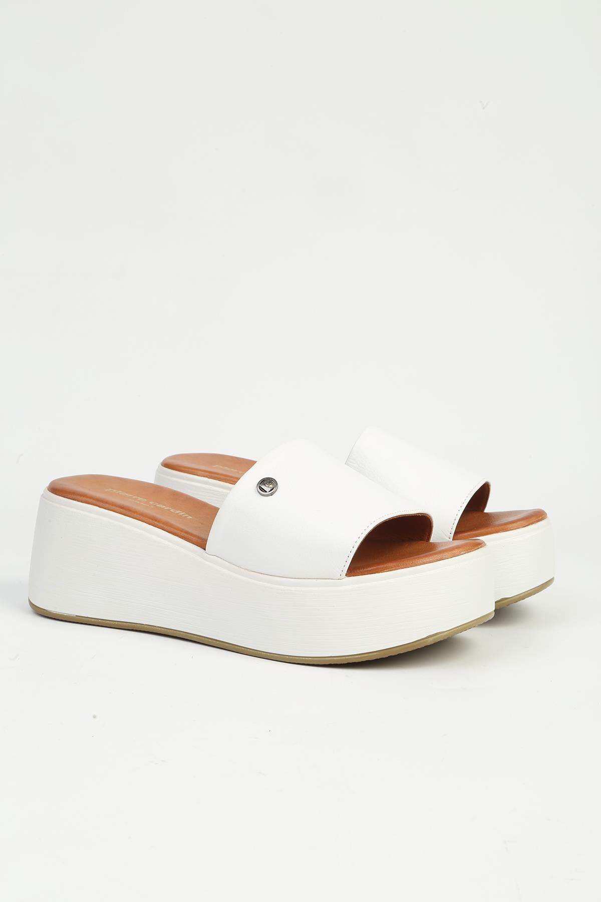 Kadın Beyaz Terlik - Görsel 3