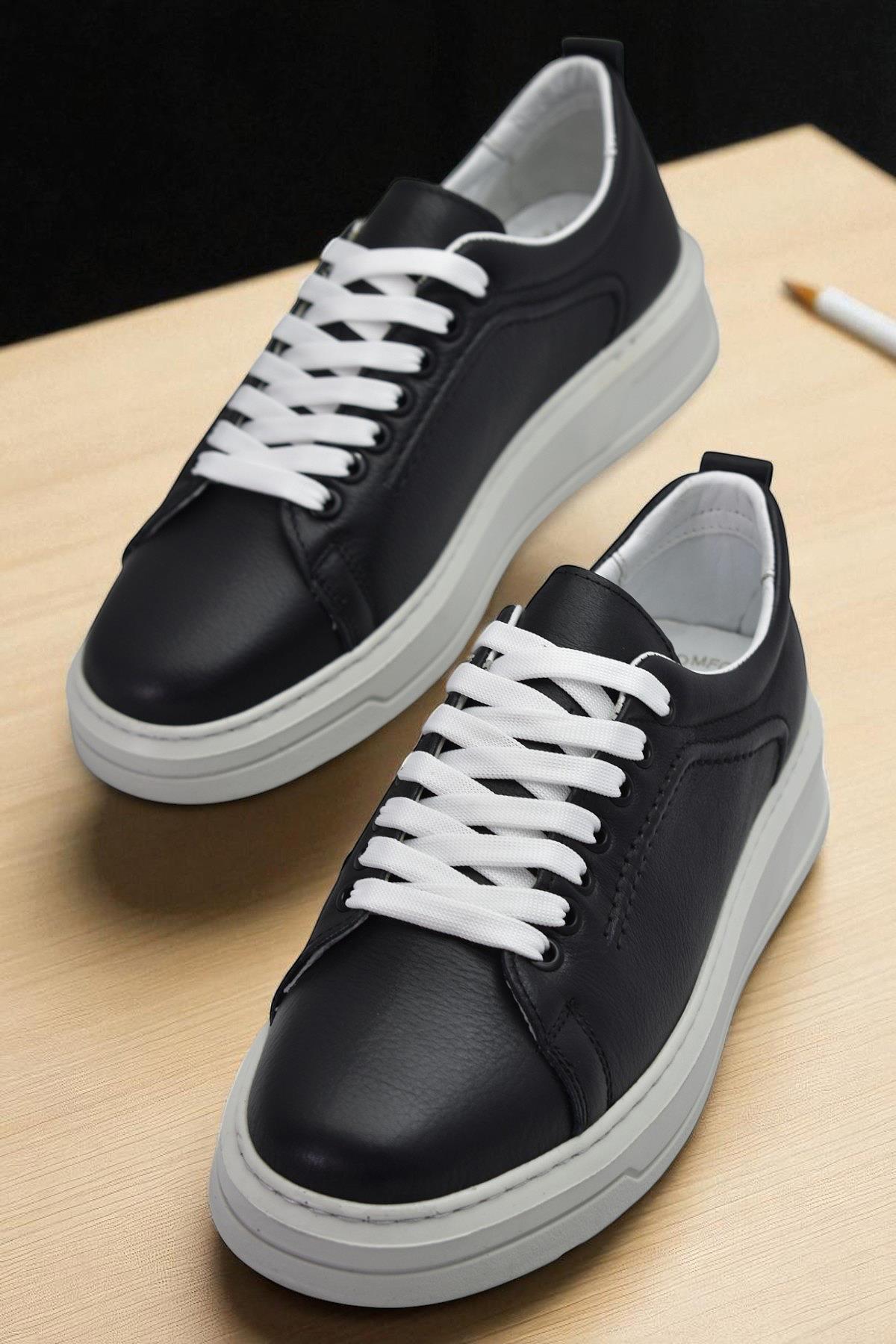 TAB476 Ortopedik Taban Hakiki Deri Erkek Ayakkabı Casual Günlük Erkek Ayakkabı - Görsel 3