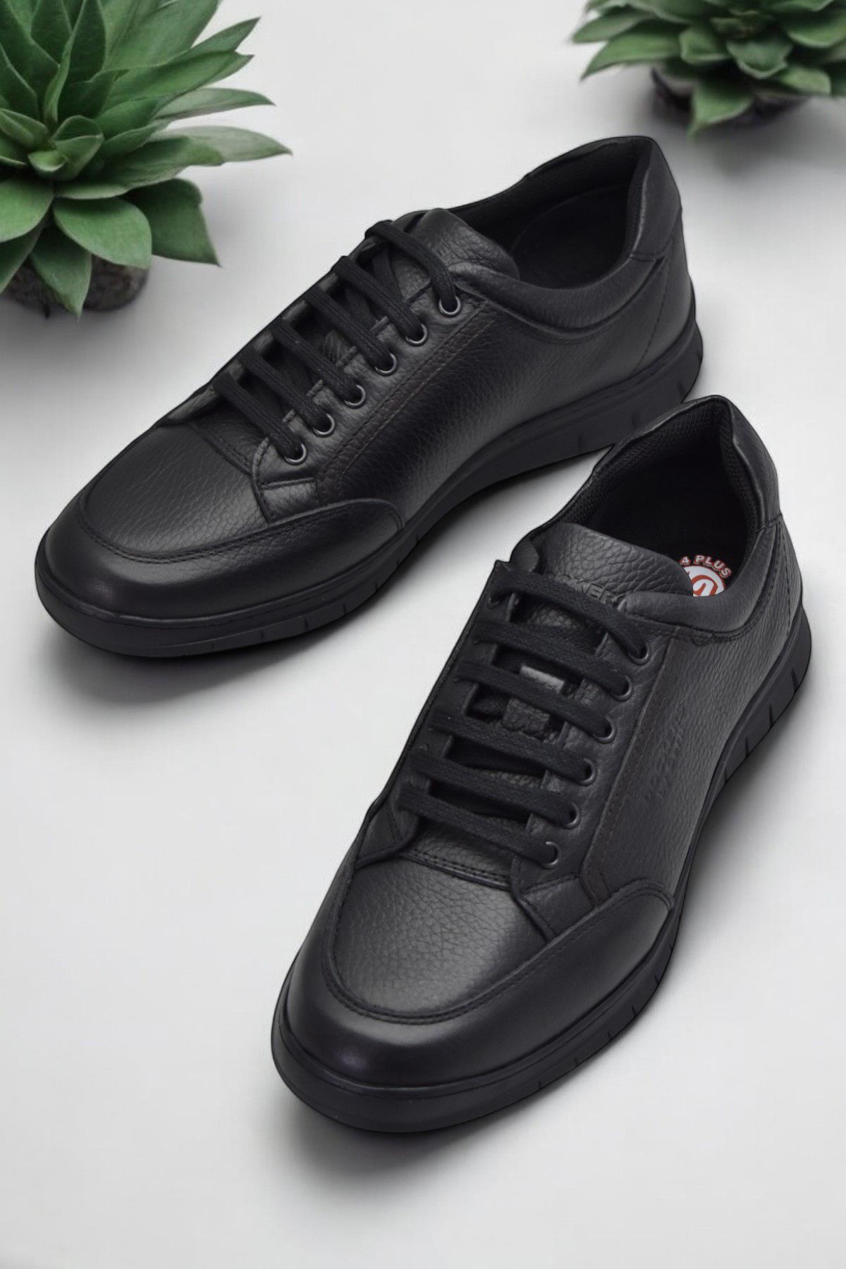 1259D Ortopedik Taban Günlük Hakiki Deri Erkek Ayakkabı Casual Erkek Deri Ayakkabı - Görsel 3