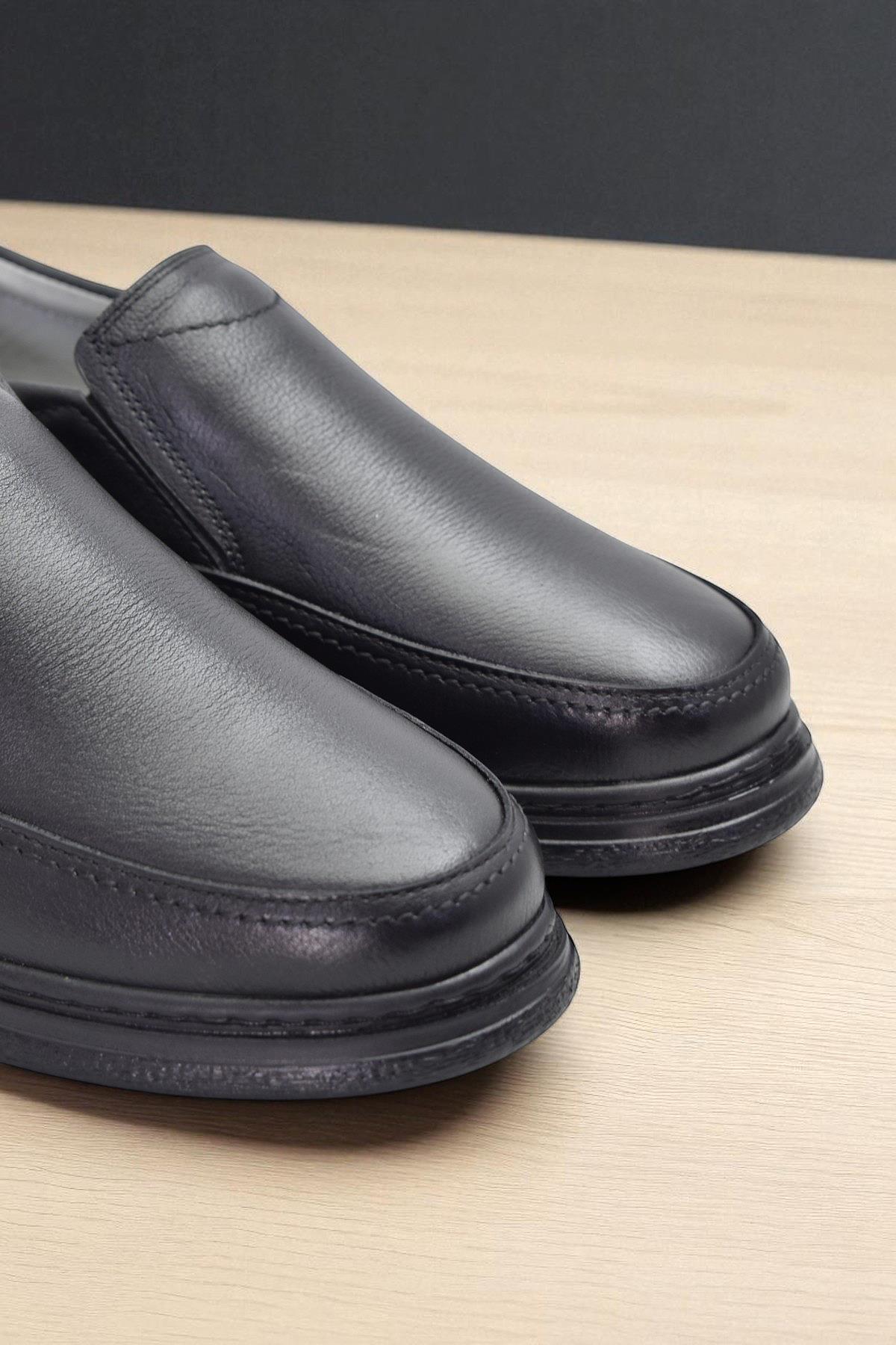 TAB450 Ortopedik Taban Hakiki Deri Erkek Ayakkabı Mevsimlik Baba Ayakkabısı - Görsel 4