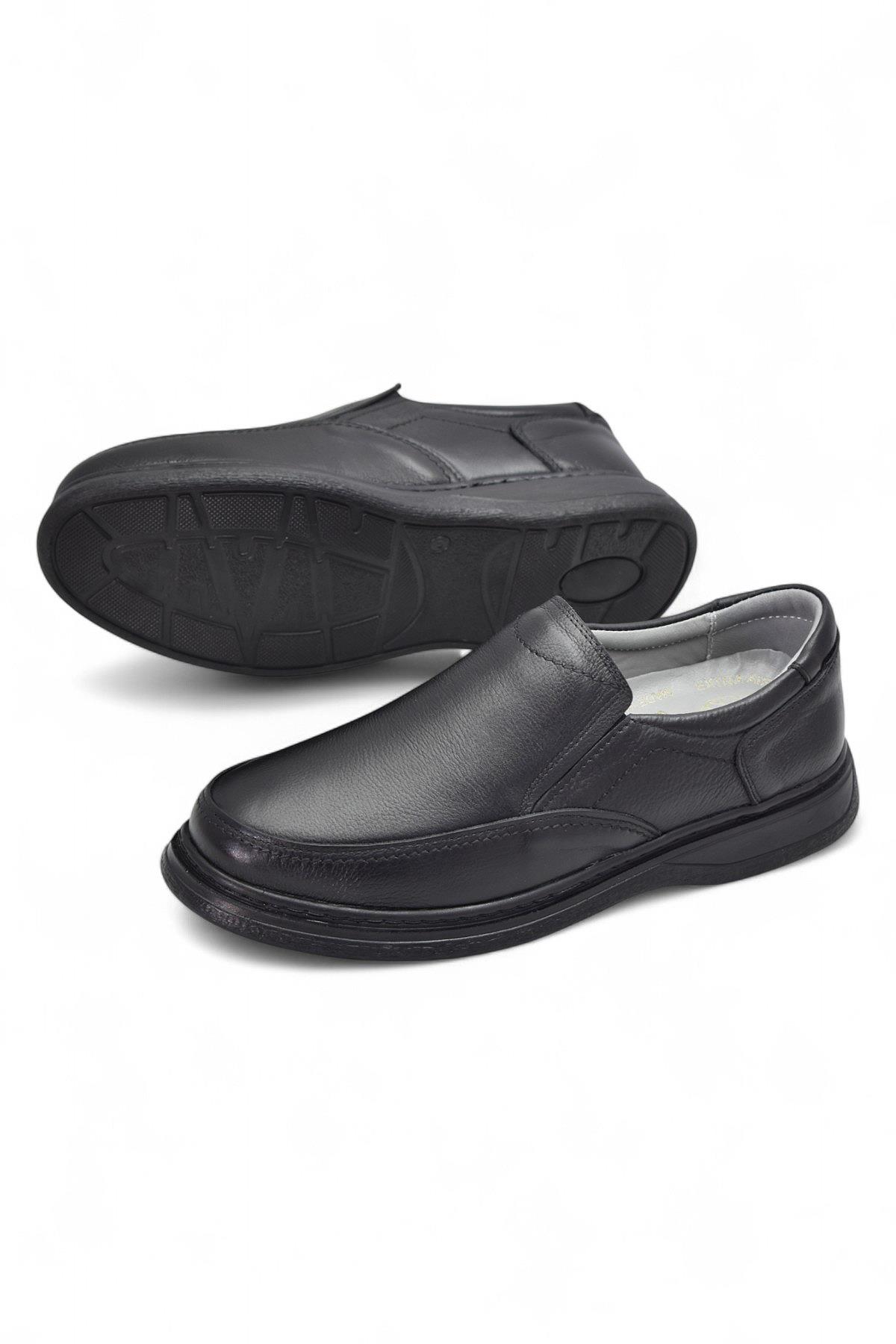 TAB450 Ortopedik Taban Hakiki Deri Erkek Ayakkabı Mevsimlik Baba Ayakkabısı - Görsel 6