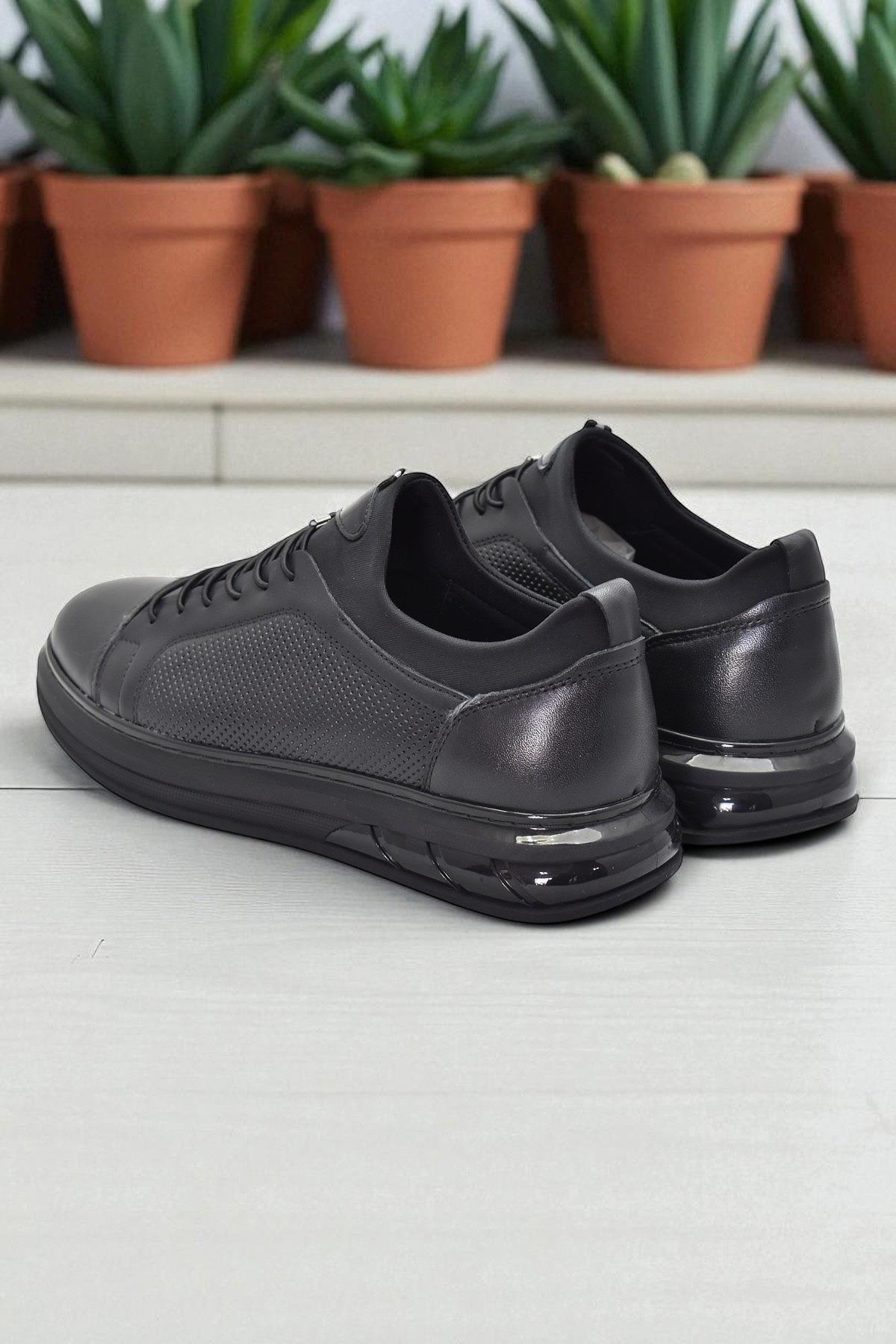 1228 Ortopedik Taban Günlük Hakiki Deri Erkek Ayakkabı Casual Erkek Deri Ayakkabı - Görsel 6