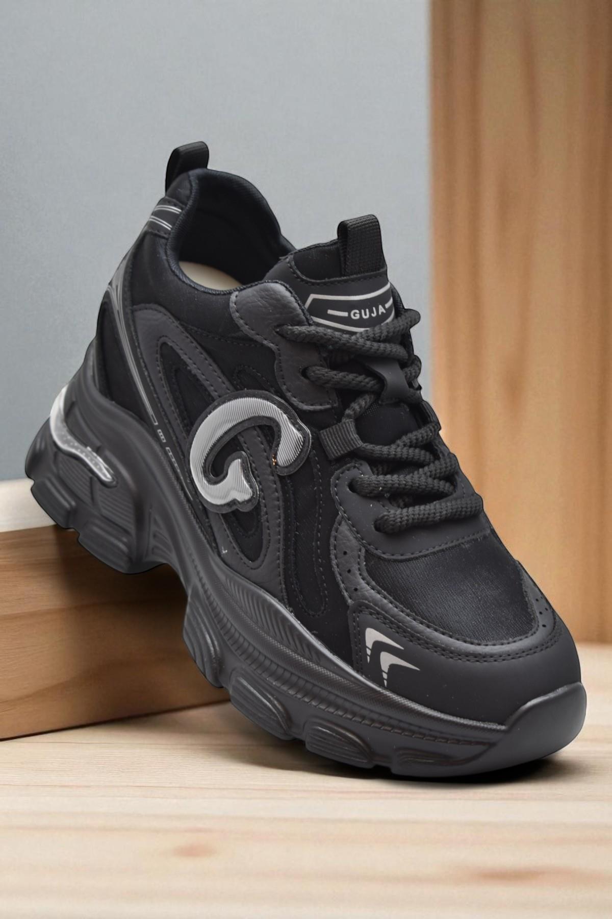 Full Ortopedik Taban Günlük Kadın Spor Ayakkabı Kalın Taban İçten Dolgu Taban 24K450 - Görsel 2