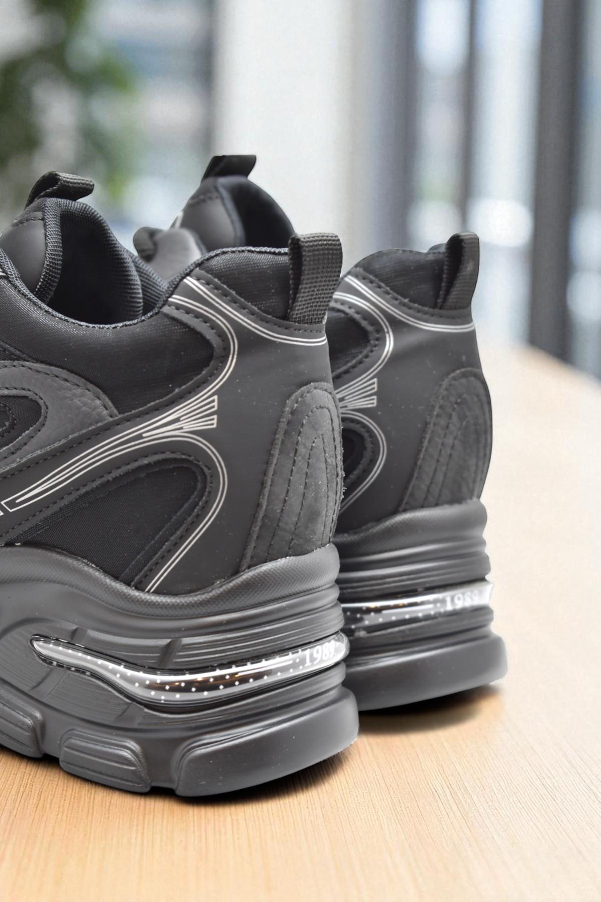 Full Ortopedik Taban Günlük Kadın Spor Ayakkabı Kalın Taban İçten Dolgu Taban 24K450 - Görsel 6