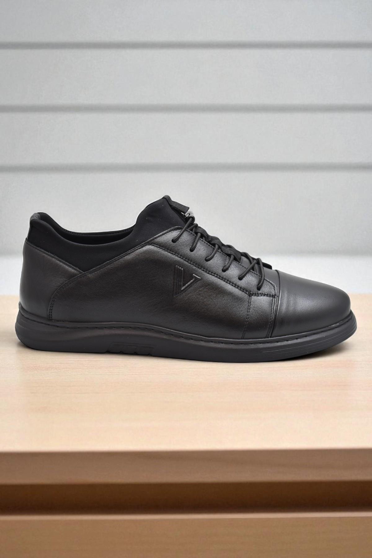 4467 Ortopedik Taban Günlük Hakiki Deri Erkek Ayakkabı Casual Erkek Deri Ayakkabı - Görsel 3