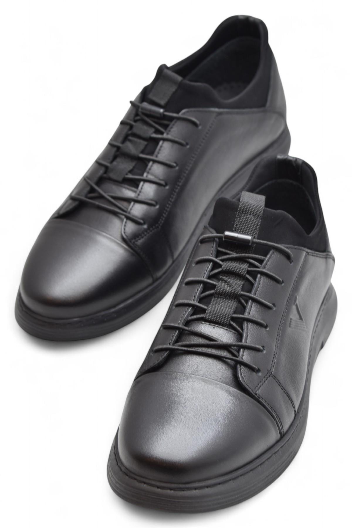 4467 Ortopedik Taban Günlük Hakiki Deri Erkek Ayakkabı Casual Erkek Deri Ayakkabı - Görsel 4