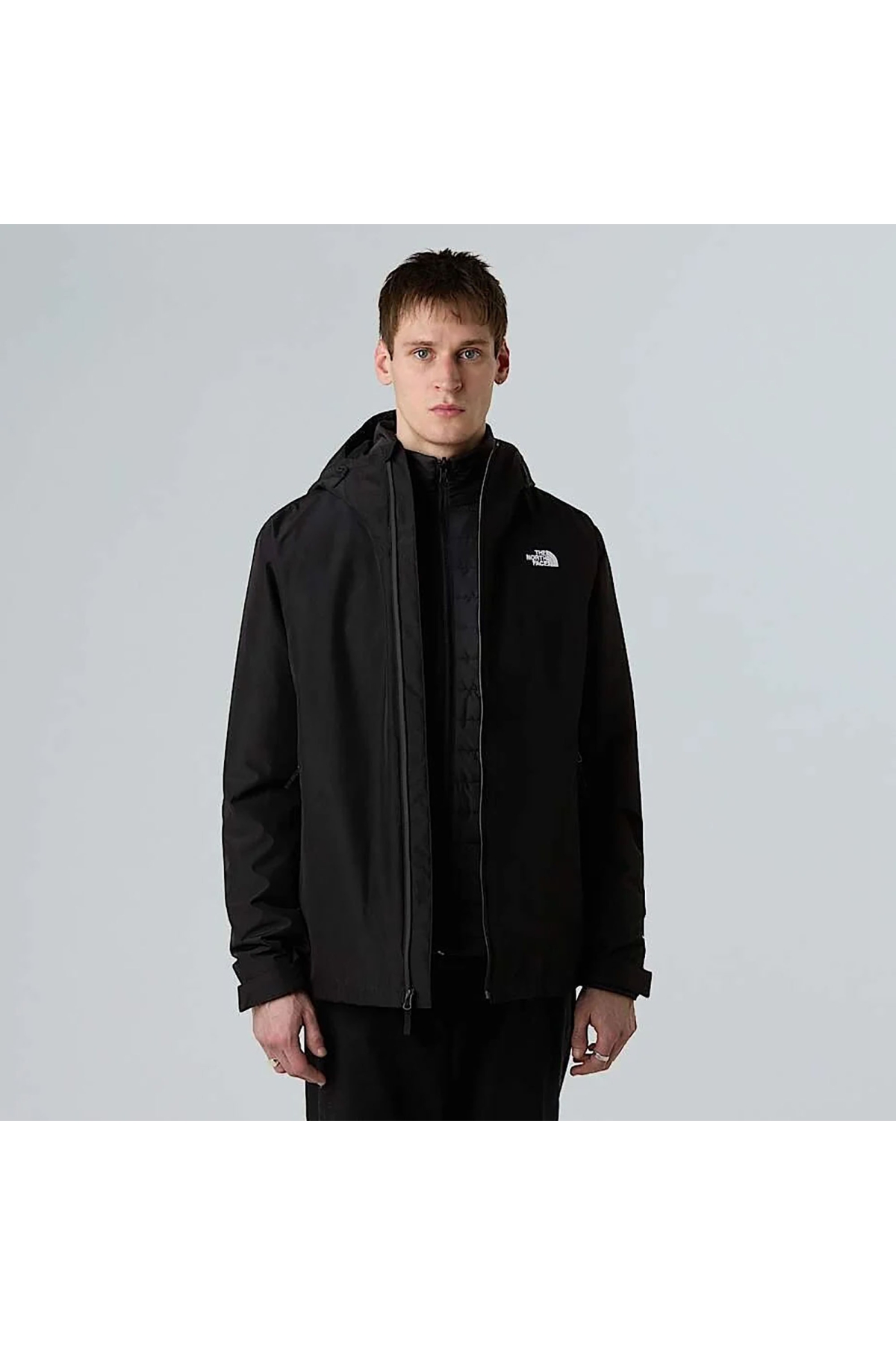Erkek 3'Ü 1 Arada Kapşonlu Mont Carto Mono Triclimate Hooded