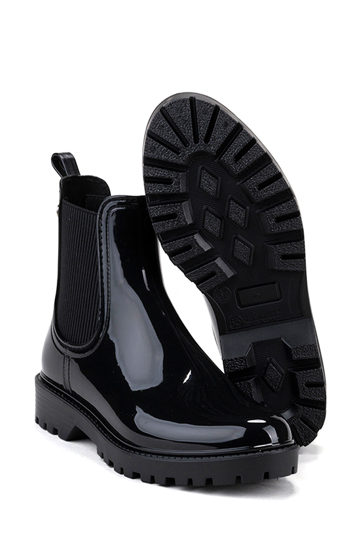 TRAK Siyah Kadın Yağmur Botu - Görsel 7
