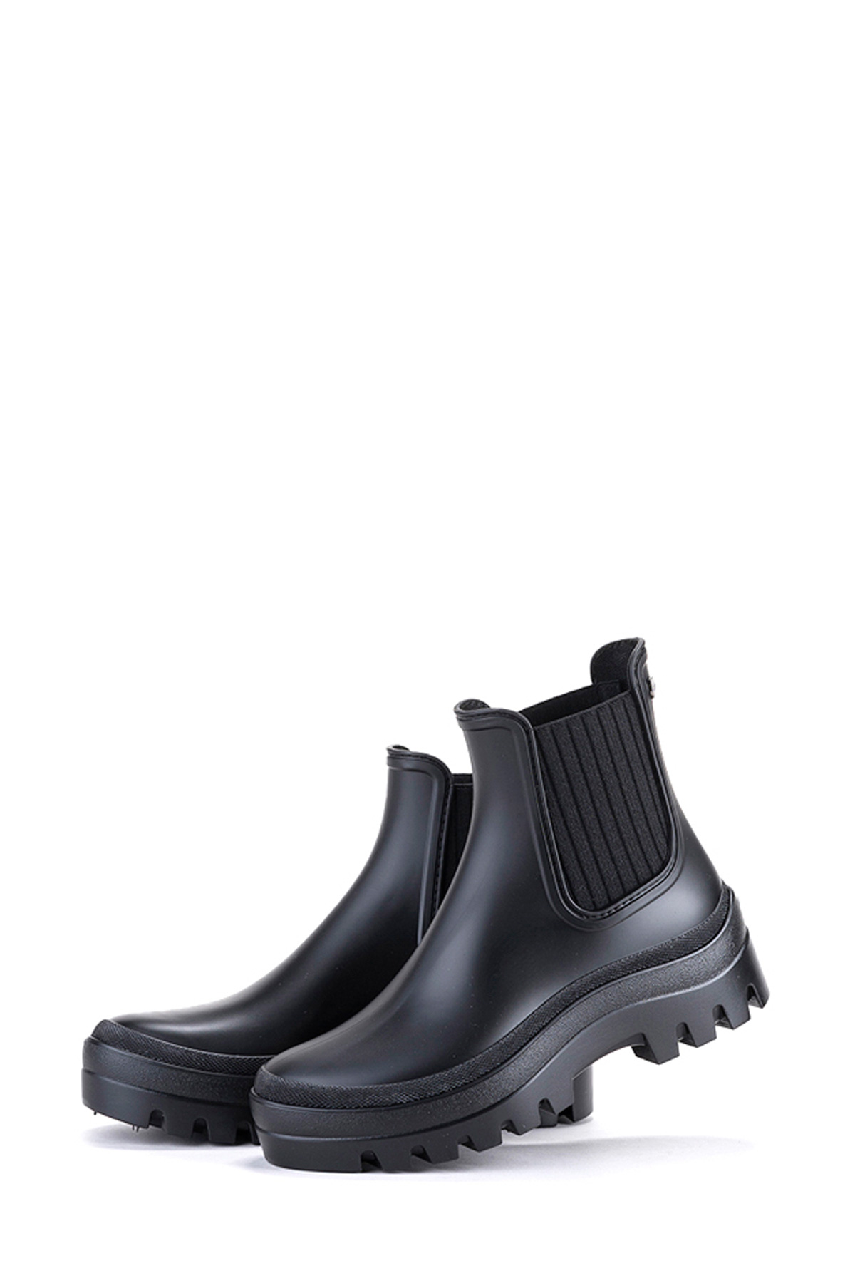 W10280 SOUL BLACK Siyah Kadın Yağmur Botu - Görsel 4