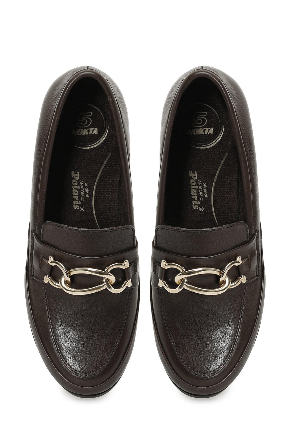 105634.Z5PR Kahverengi Kadın Topuklu Ayakkabı - Görsel 5