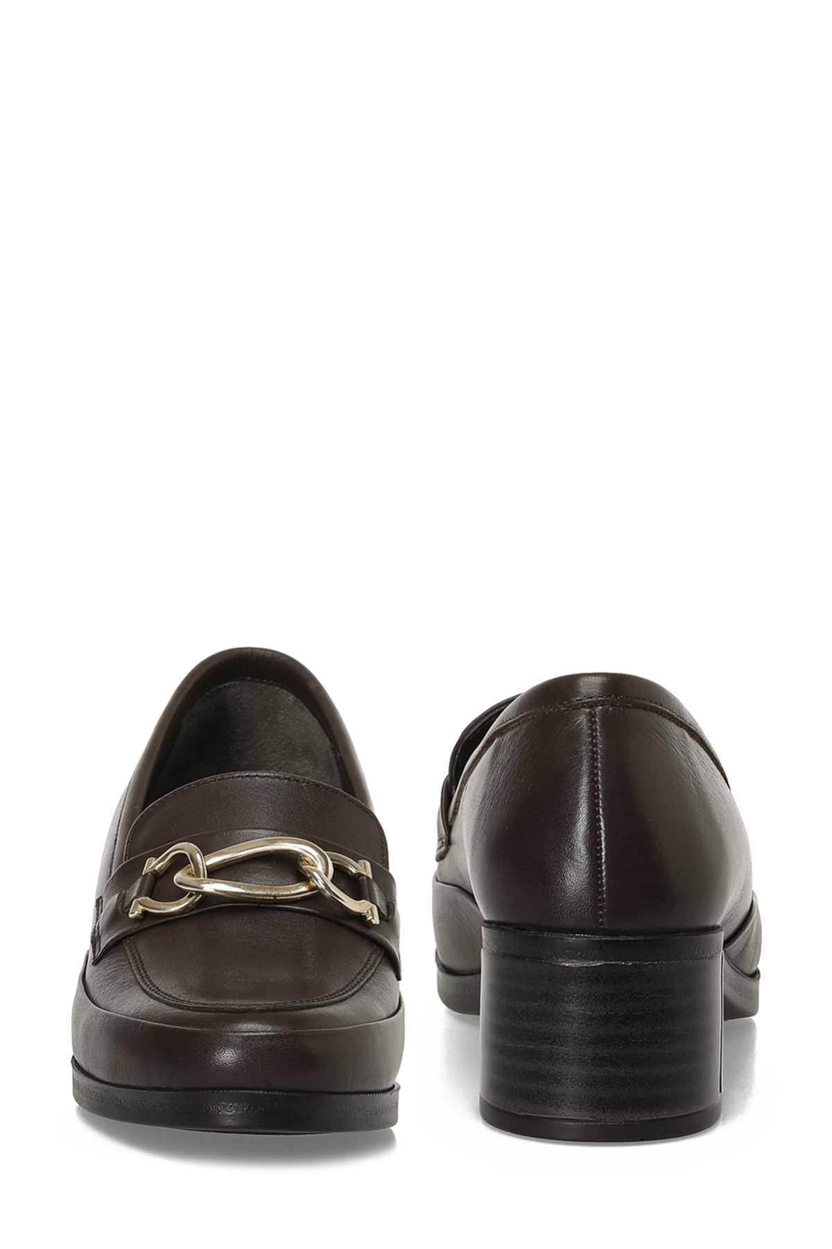 105634.Z5PR Kahverengi Kadın Topuklu Ayakkabı - Görsel 6