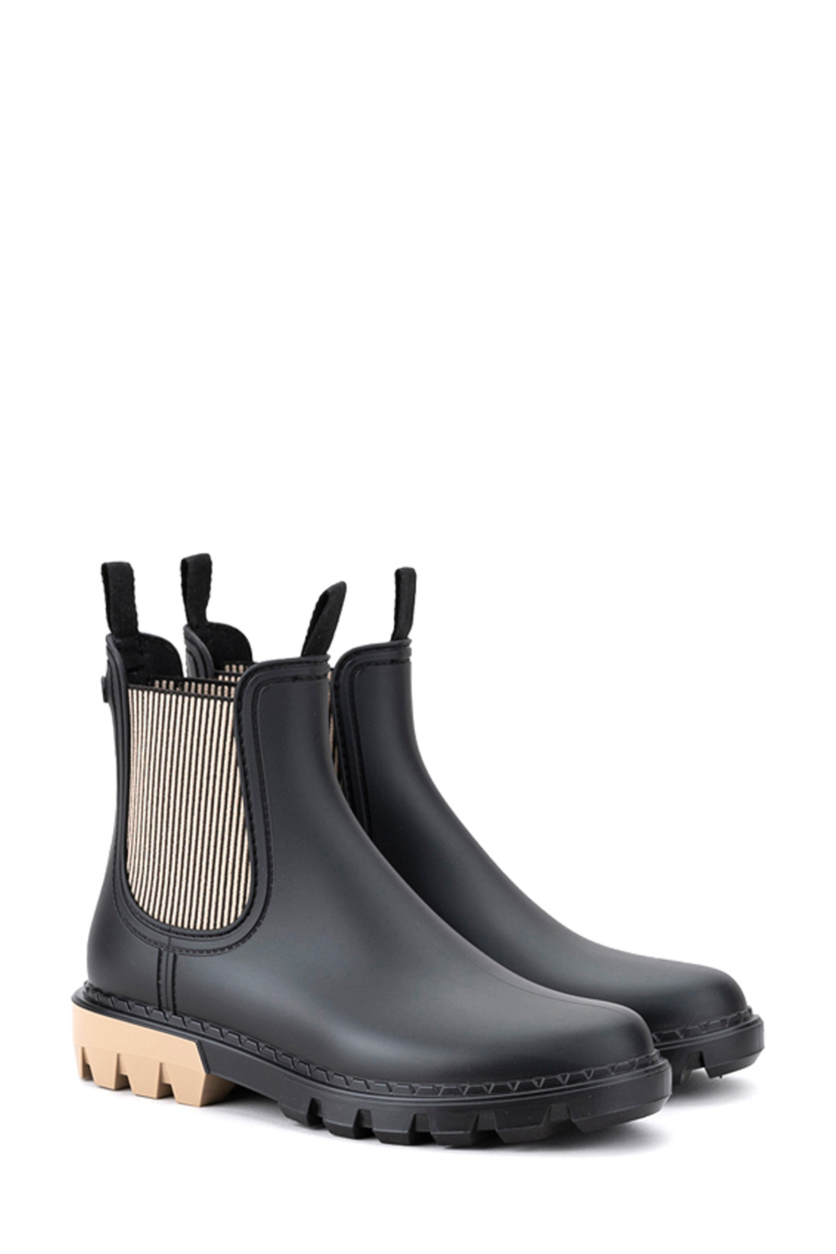 ROCK BICOLOR Bej Kadın Yağmur Botu - Görsel 3