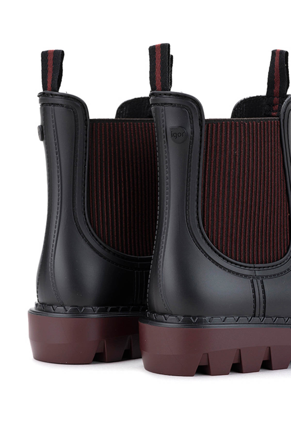 ROCK BICOLOR Bordo Kadın Yağmur Botu - Görsel 5