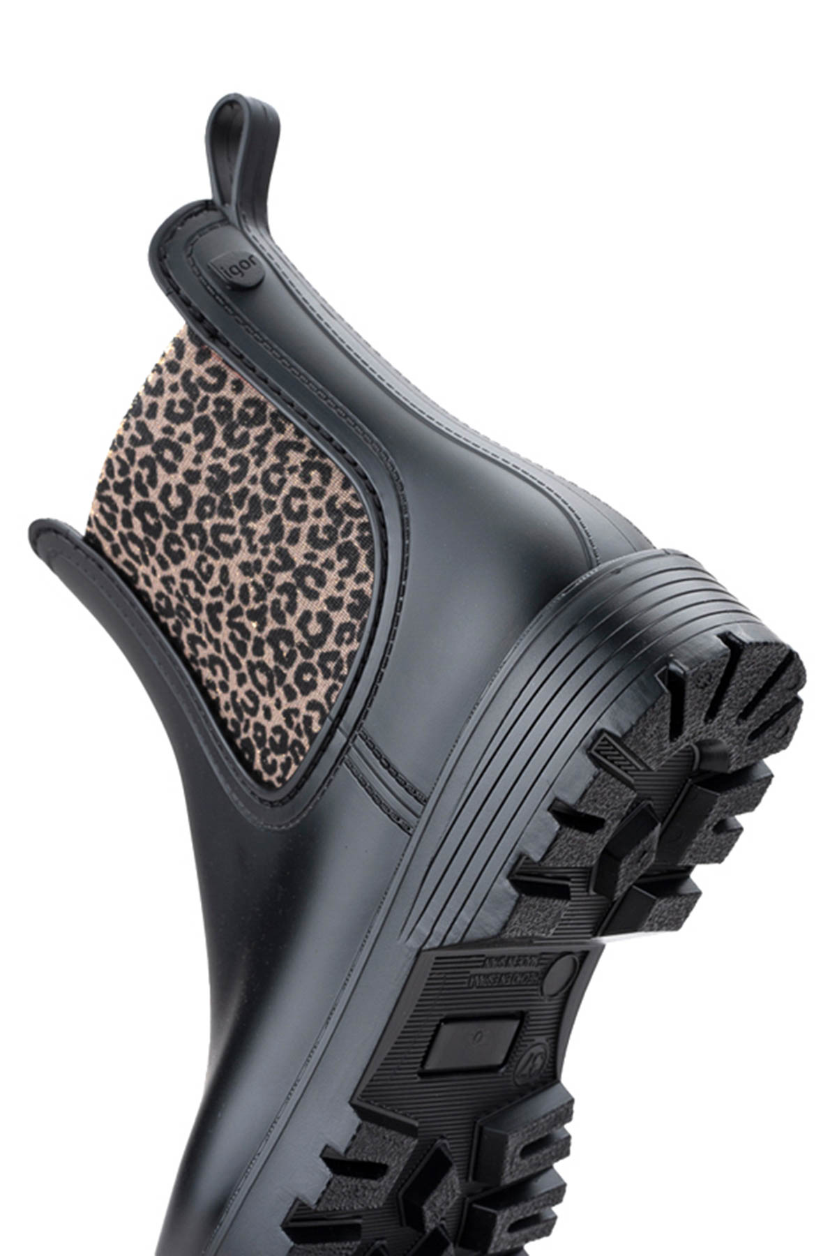 TRAK BASIC LEO Siyah Kadın Yağmur Botu - Görsel 4